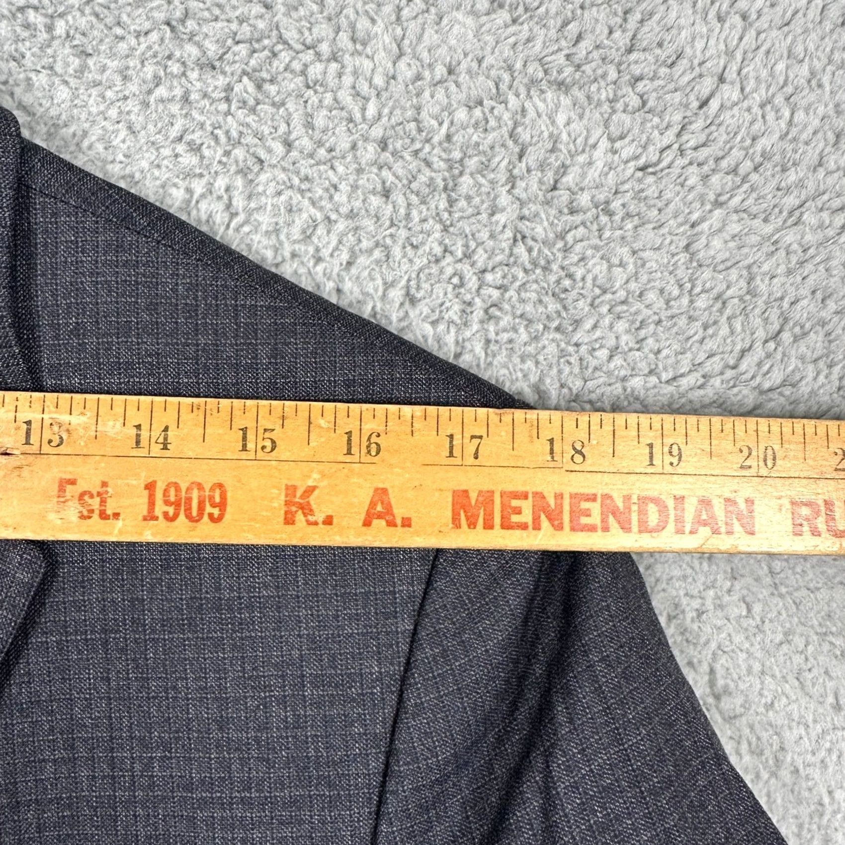 Banana Republic Banana Republic Wool Blend Blazer Sport Coat Mens 40S Blue Tailored Fit 2 Button Jacket Short Notch Lapel Formal Office Business Suit Ready Mens Size 40R - 4 Thumbnail