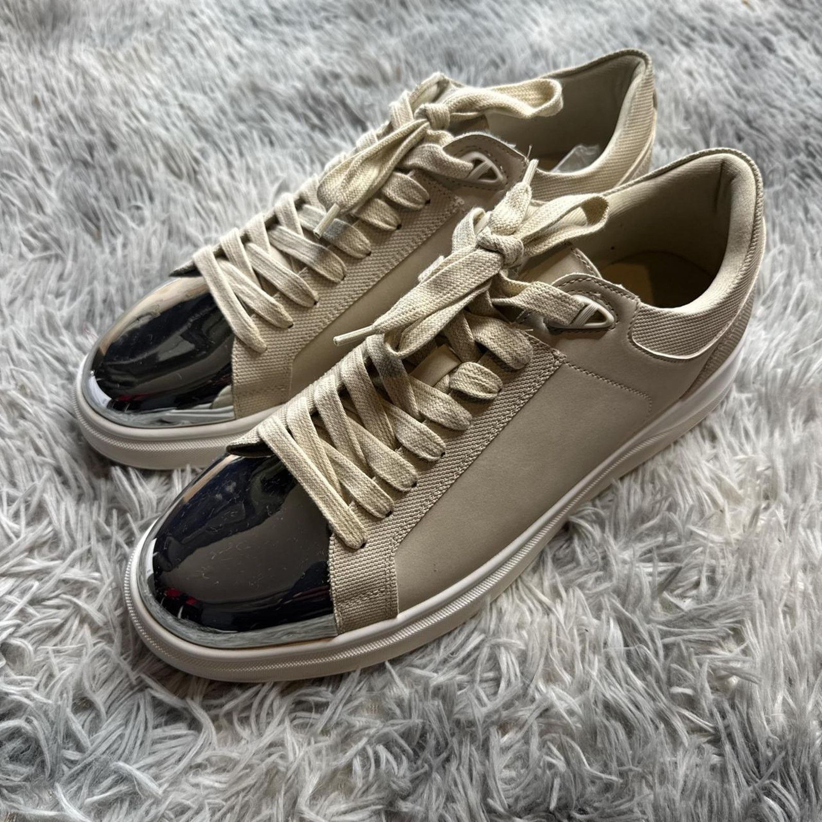 Aldo Aldo mens tan and black Size US 11 / EU 44 - 3 Thumbnail