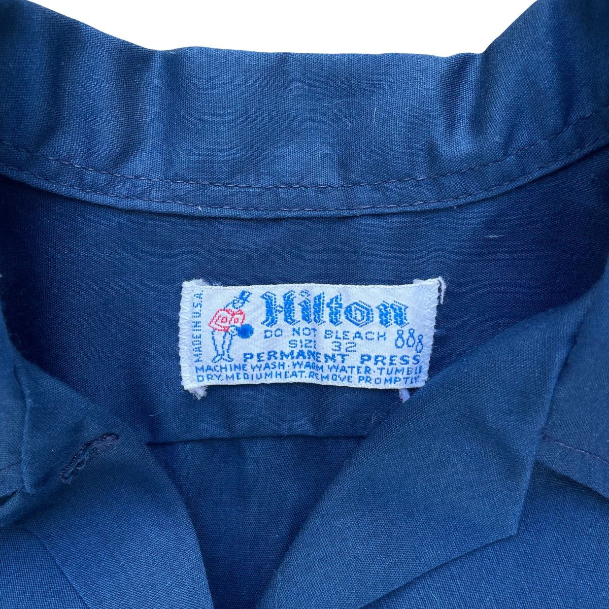 Vintage Vintage 70s Hilton Bowling Shirt Made In USA Small/Medium Size US S / EU 44-46 / 1 - 2 Thumbnail