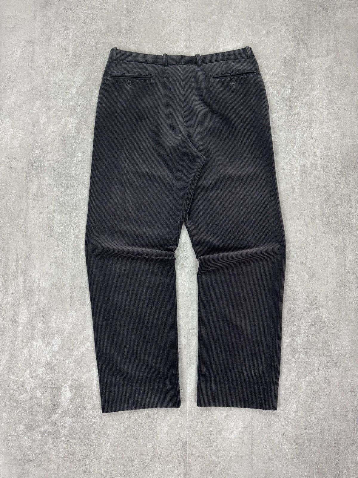 Vintage VELVET GRAY TROUSERS PANTS COMET Mens size 33 Size US 34 / EU 50 - 2 Thumbnail