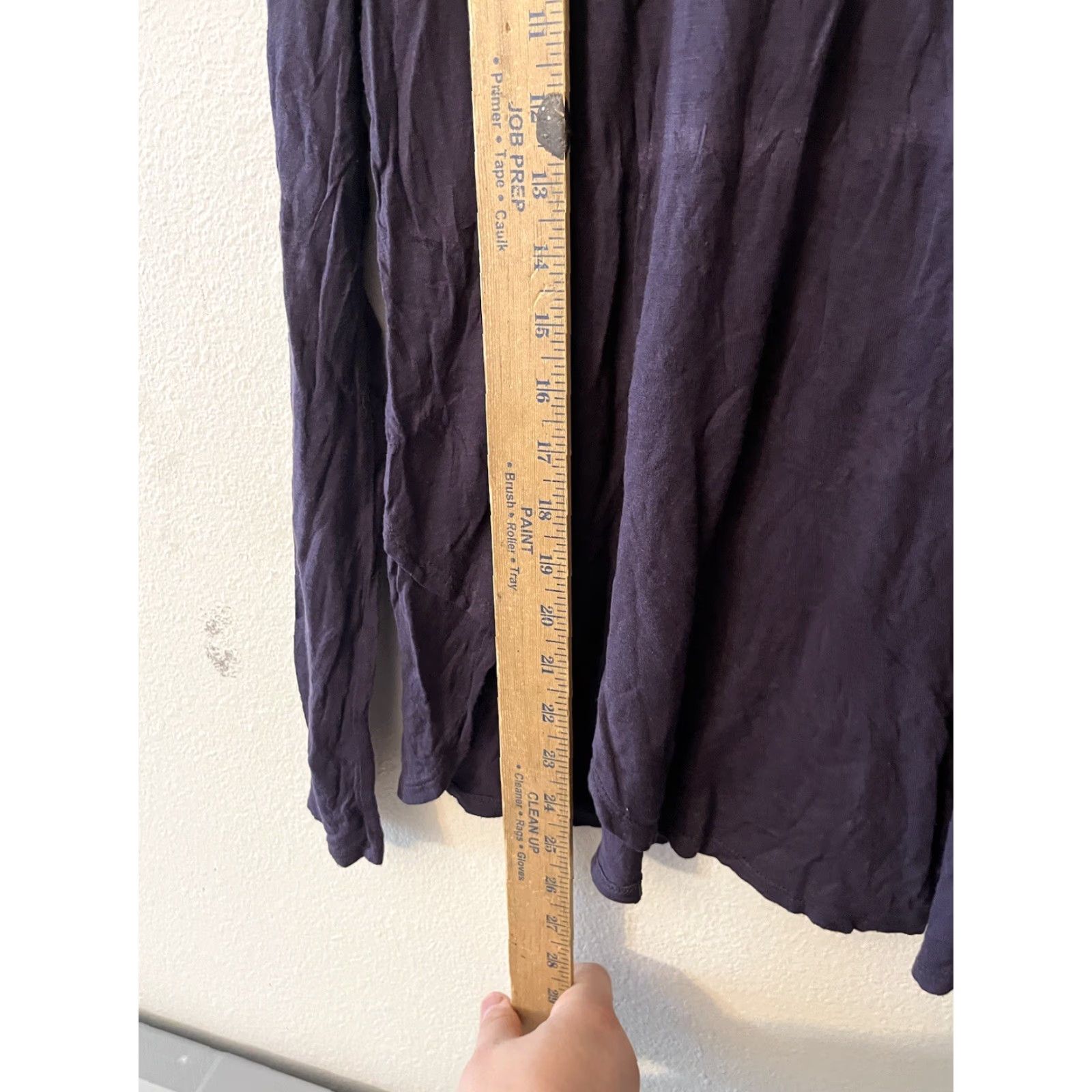 Vintage VINTAGE H by Bordeaux Blouse Women's Long Sleeve Purple Size S Ribbed Top Shirt Womens Size S / US 4 / IT 40 - 5 Thumbnail