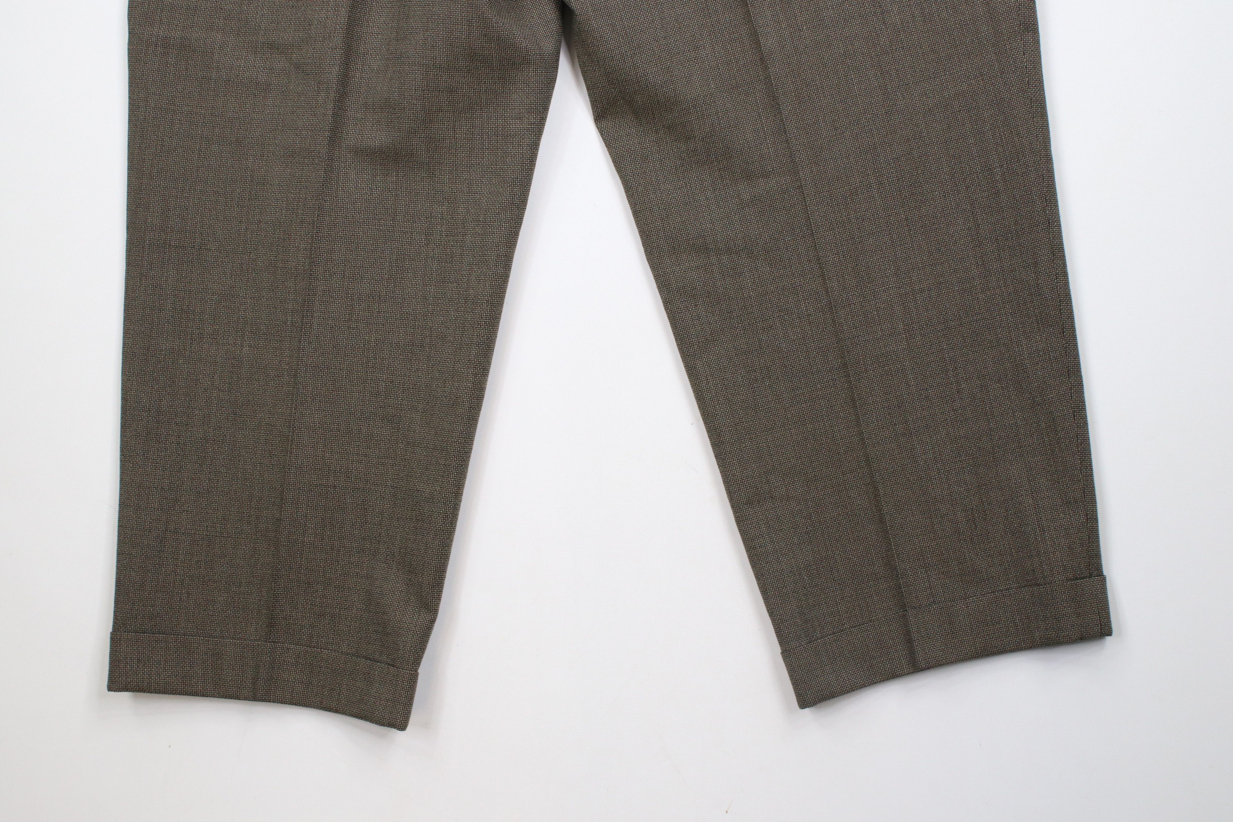 Vintage Vintage 90s Streetwear Pure Virgin Wool Tweed Chino Pants Size US 36 / EU 52 - 15 Thumbnail