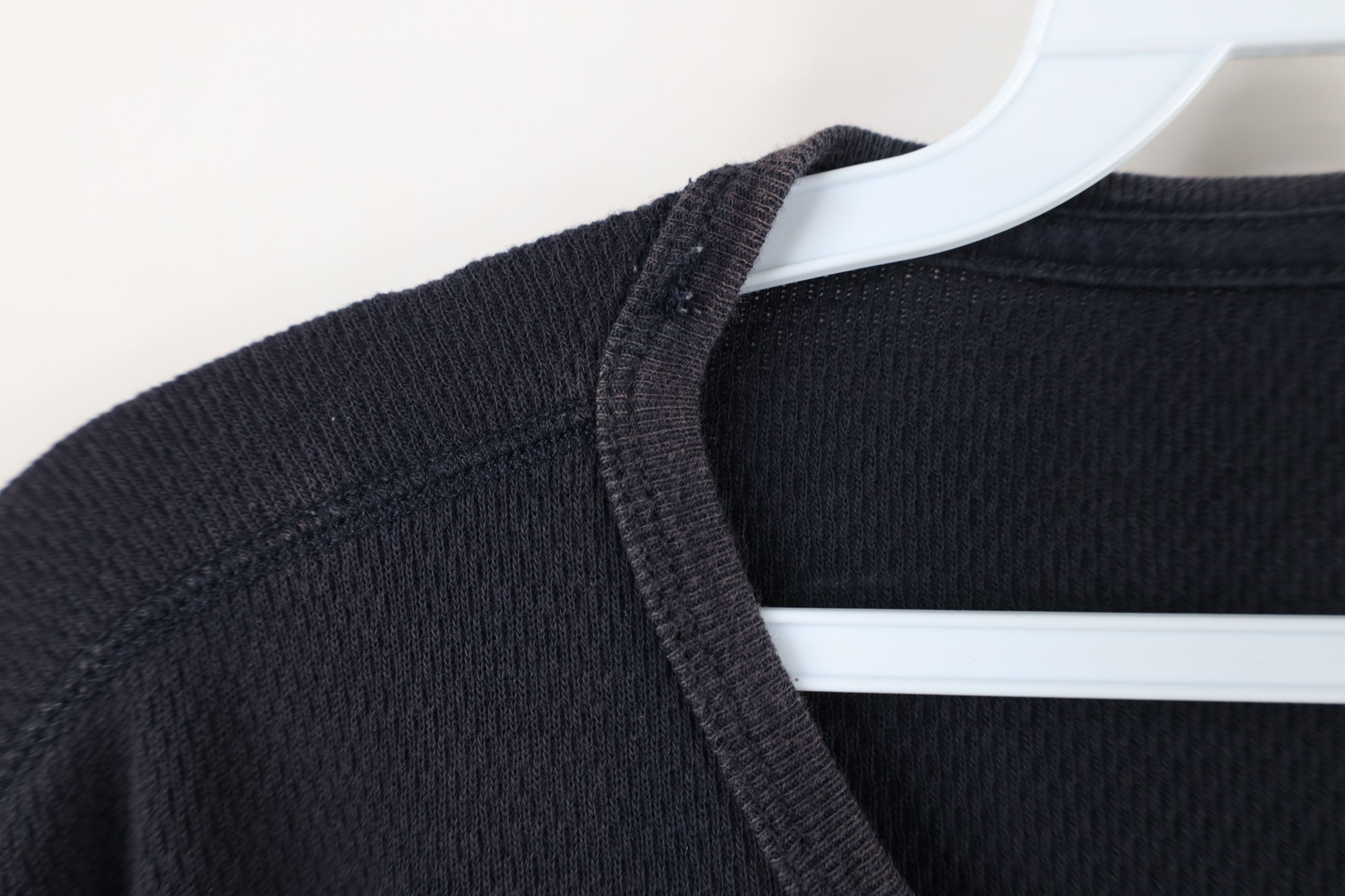 Gap × Vintage Vintage Gap Thermal Waffle Knit Long Sleeve Henley T-Shirt Size US L / EU 52-54 / 3 - 5 Thumbnail