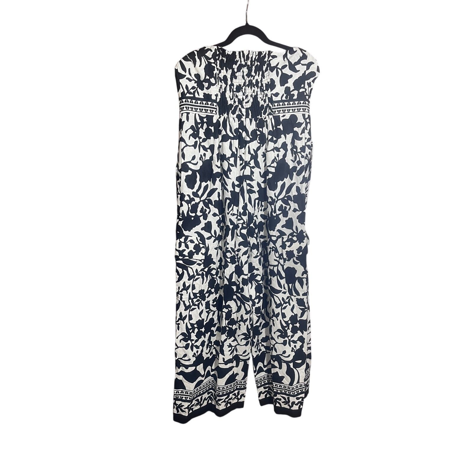 Other MSK Black & White Strapless Jumpsuit Wide Leg NWT Size Large Size 36" / US 14 / IT 50 - 10 Thumbnail