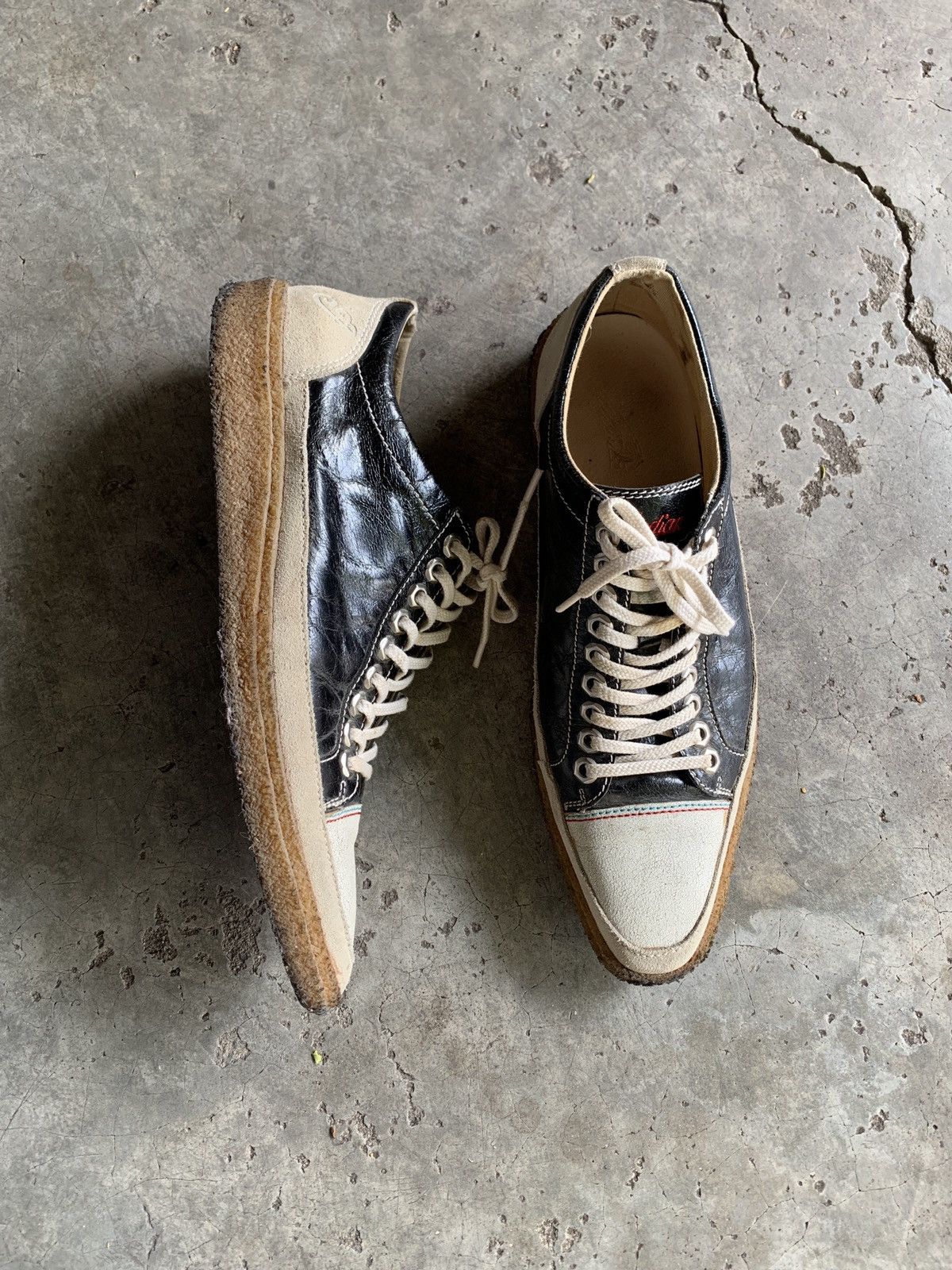 Indian Motorcycle Vintage Indian Motorcycle Leather Low-Top Sneakers Size US 9.5 / EU 42-43 - 4 Thumbnail