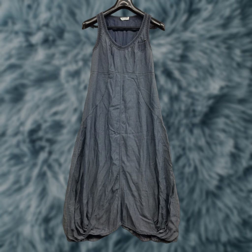 Vintage MC Planet Innate Summerweight Blue Sleeveless Maxi Dress Size US 6 Women Denim Maxi Dress 6 Blue Sleeveless MCPLANET Size M / US 6-8 / IT 42-44 - 1 Thumbnail