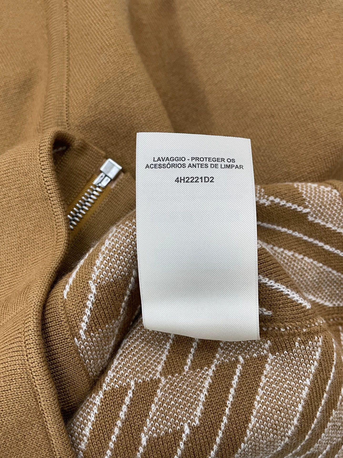 Hermes Hermes Gold Brown 2-Sided Wool Jacket FR36 Size XS / US 0-2 / IT 36-38 - 5 Thumbnail