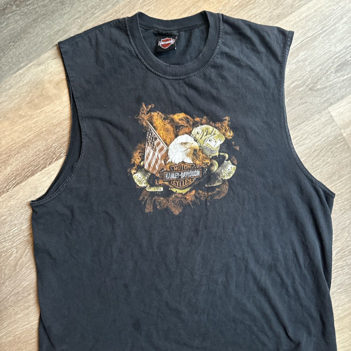 Harley Davidson Harley Davidson cuttoff shirt Size US L / EU 52-54 / 3 - 1 Thumbnail