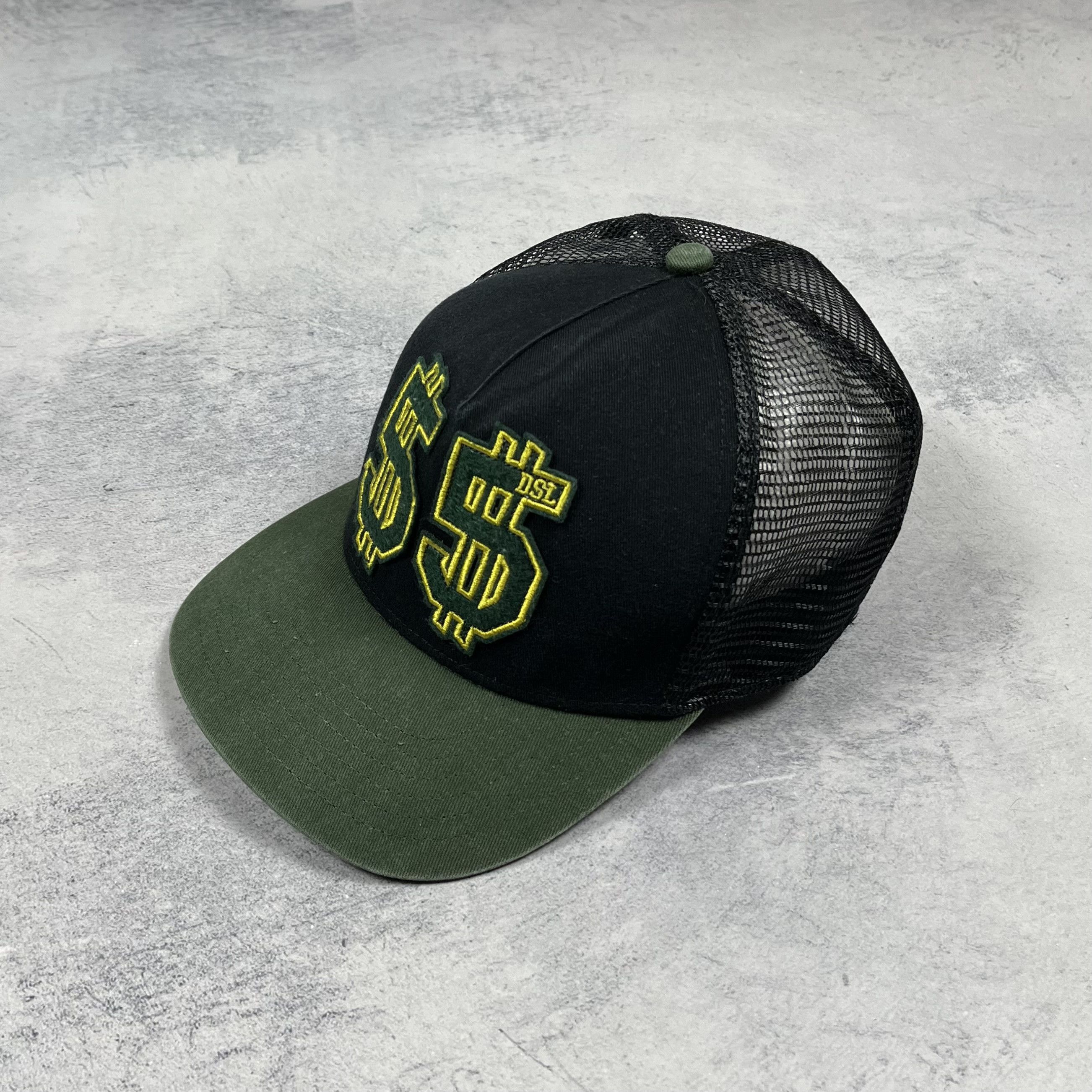 Diesel Diesel DSL55 Dollar Logo Trucker Cap Size ONE SIZE - 1 Thumbnail
