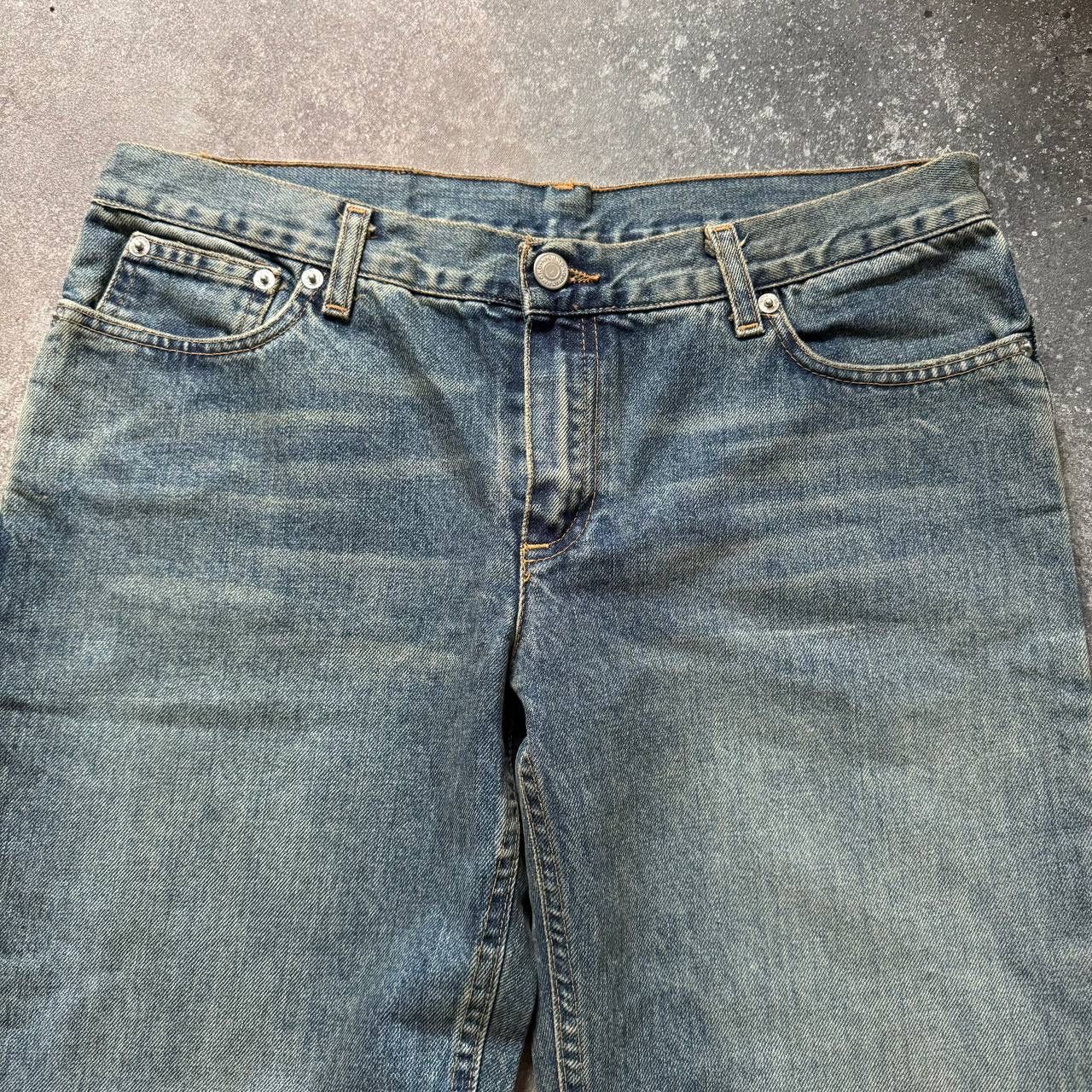 Hysteric Glamour John Richmond Vintage Faded Flared Jeans Y2K Size 31" - 6 Thumbnail