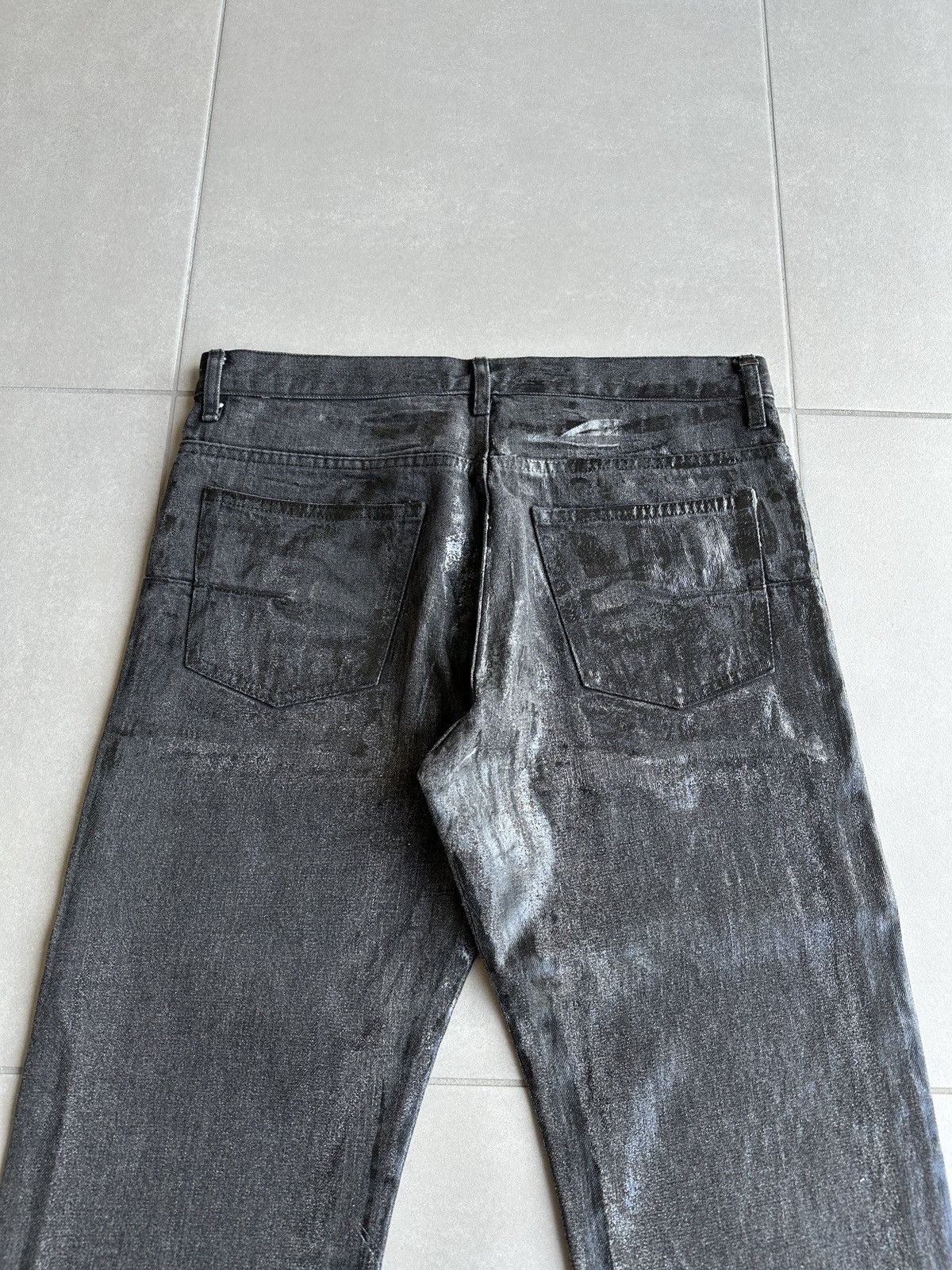 Dior × Hedi Slimane Dior Homme AW07 "navigate" luster waxed denim Size US 32 / EU 48 - 7 Thumbnail