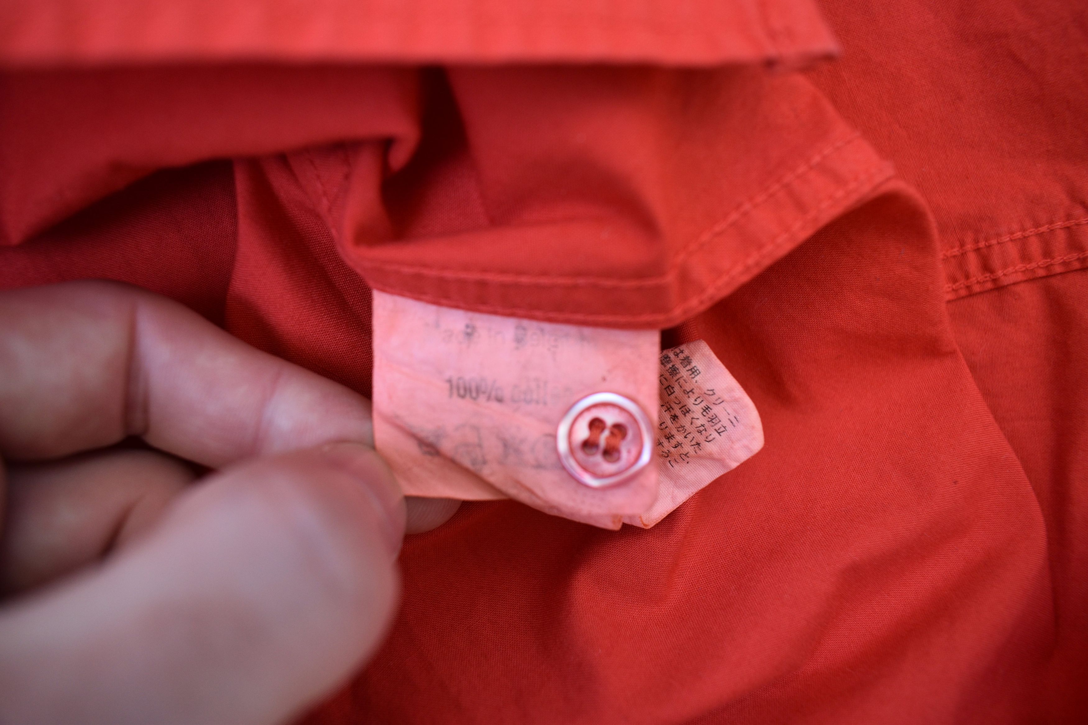 Raf Simons Raf Simons aw03 Closer Kraftwerk Red Button-up Shirt Size US S / EU 44-46 / 1 - 6 Thumbnail