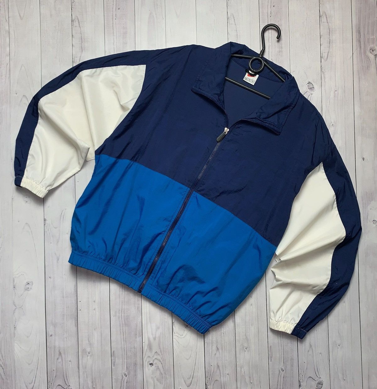 Nike × Vintage Vintage Nike big logo track jacket size L swoosh Size US L / EU 52-54 / 3 - 6 Thumbnail