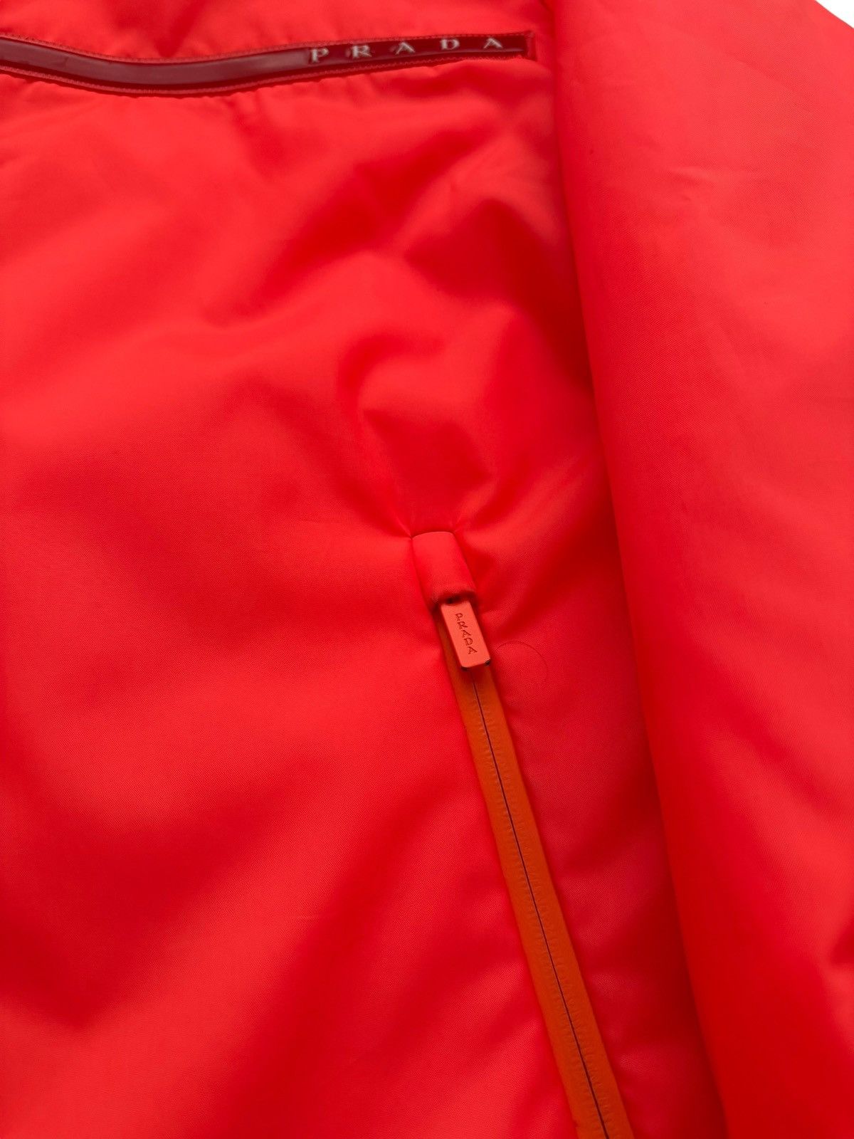 Prada Lines Rossa Fluorescent Tangerine Insulated Parka Size US S / EU 44-46 / 1 - 5 Thumbnail
