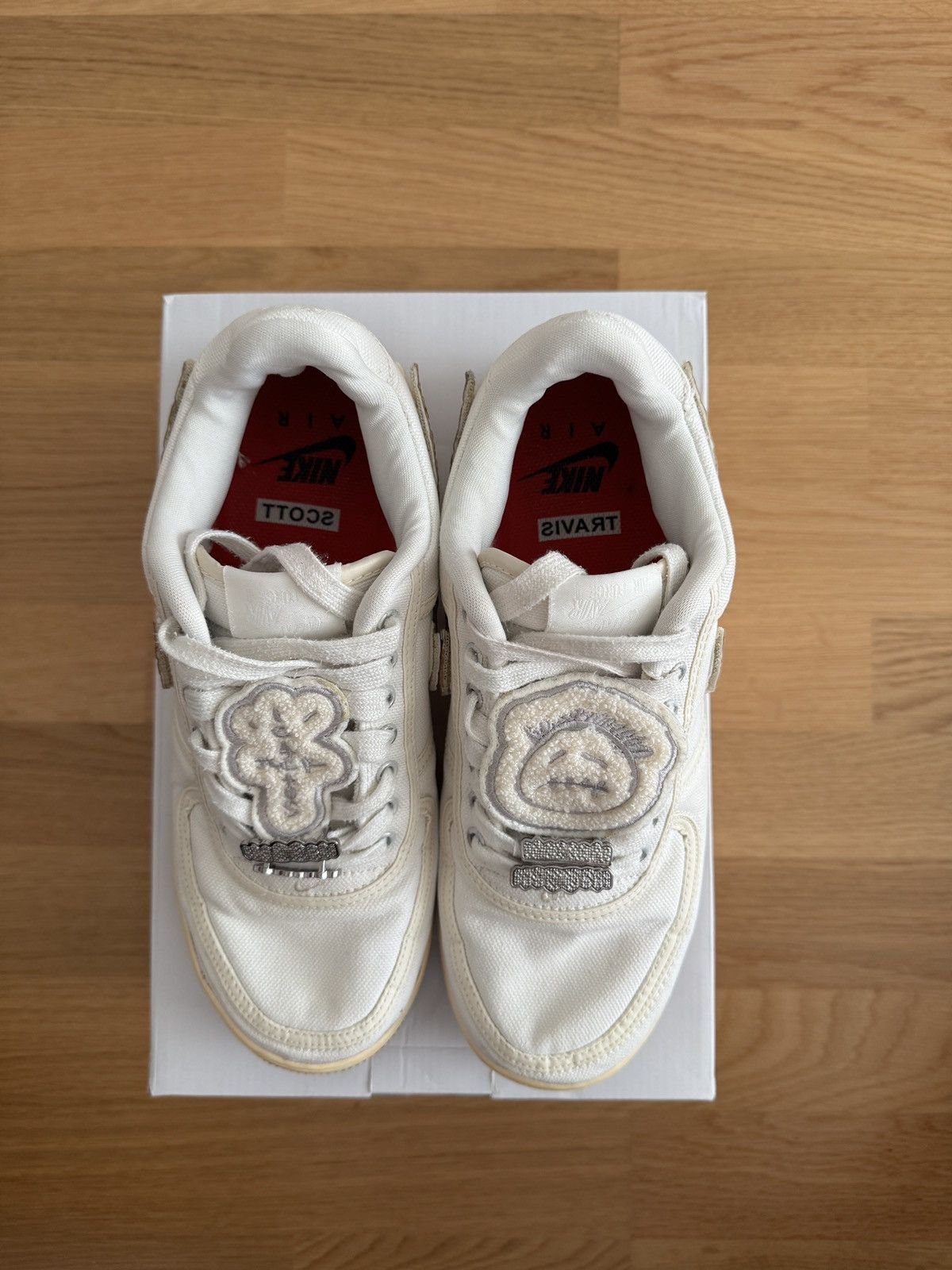Nike × Travis Scott Nike Air Force 1 x Travis Scott Sail Size US 9 / EU 42 - 7 Thumbnail