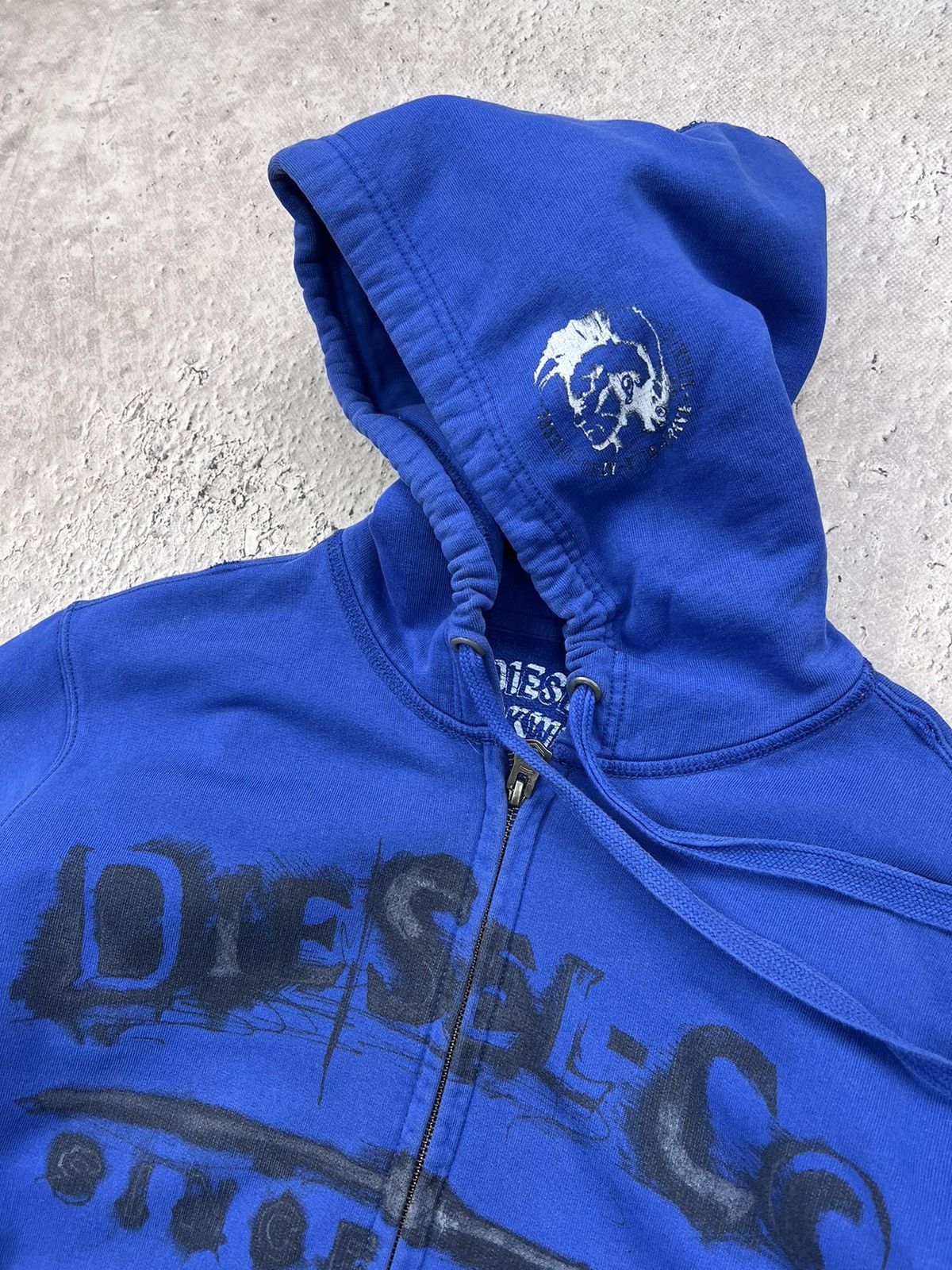 Diesel × Vintage Vintage BOXY FIT Diesel JAPANESE HOODIE ZIP UP Size US XL / EU 56 / 4 - 5 Thumbnail