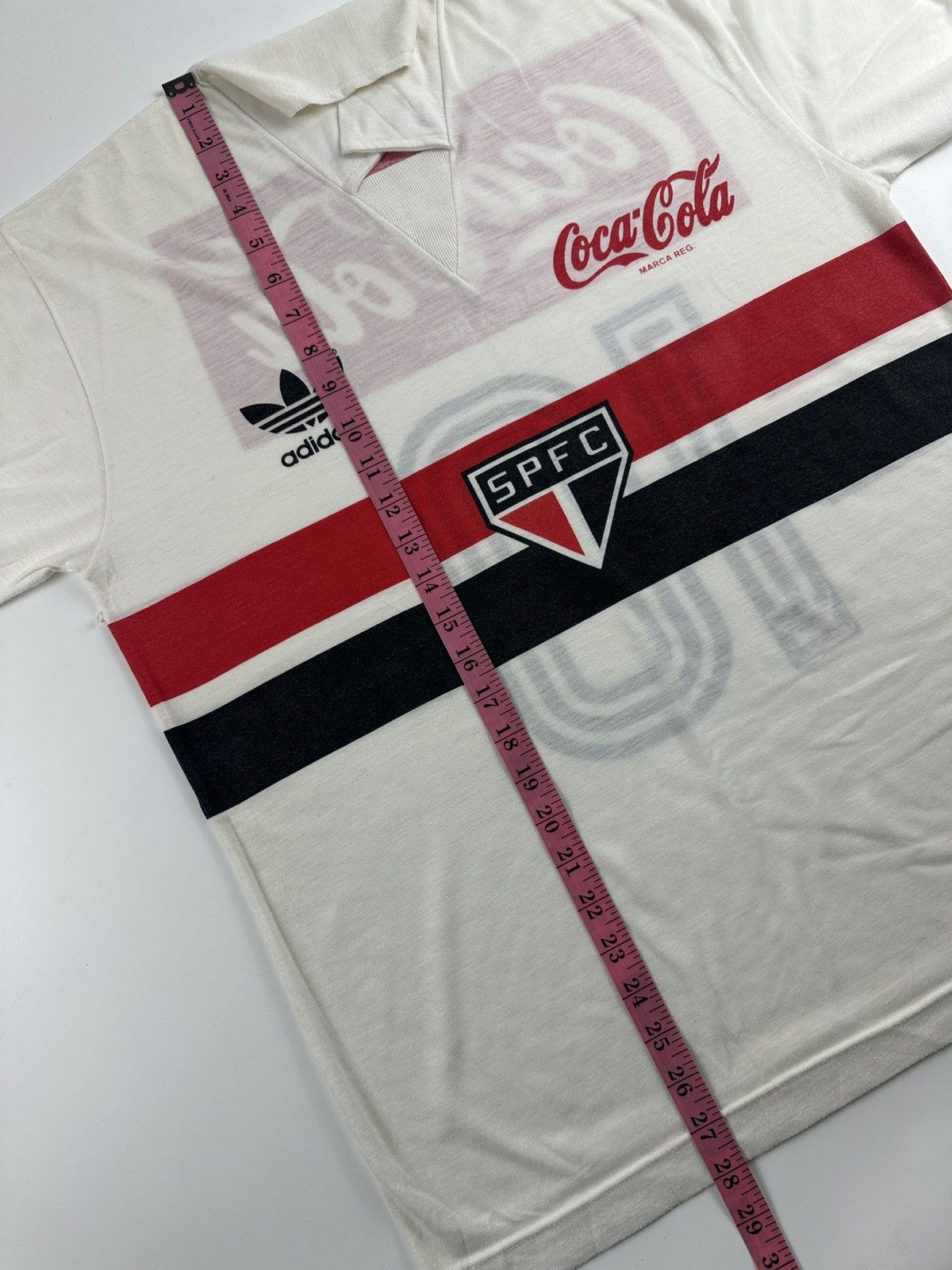 Adidas × Vintage VINTAGE 1989 SAO PAULO HOME SPFC BRAZIL SOCCER JERSEY Size US L / EU 52-54 / 3 - 22 Thumbnail
