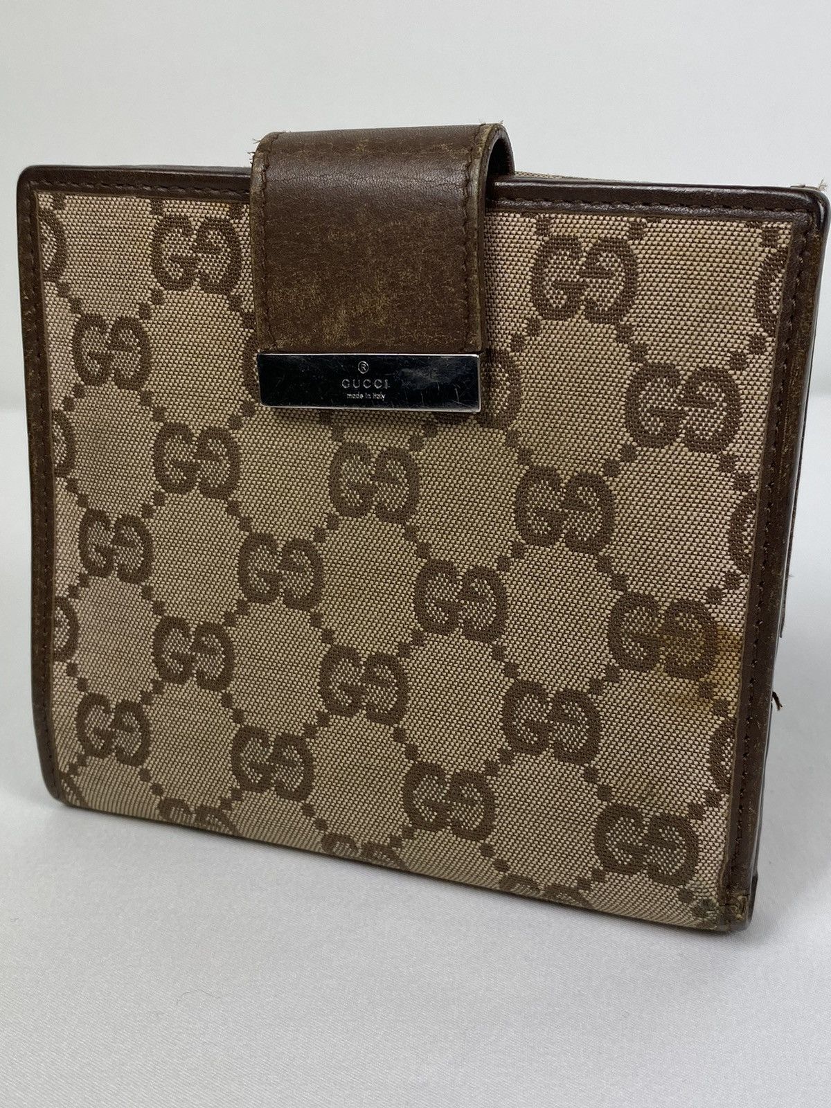 Gucci GG Canvas monogram bifold wallet