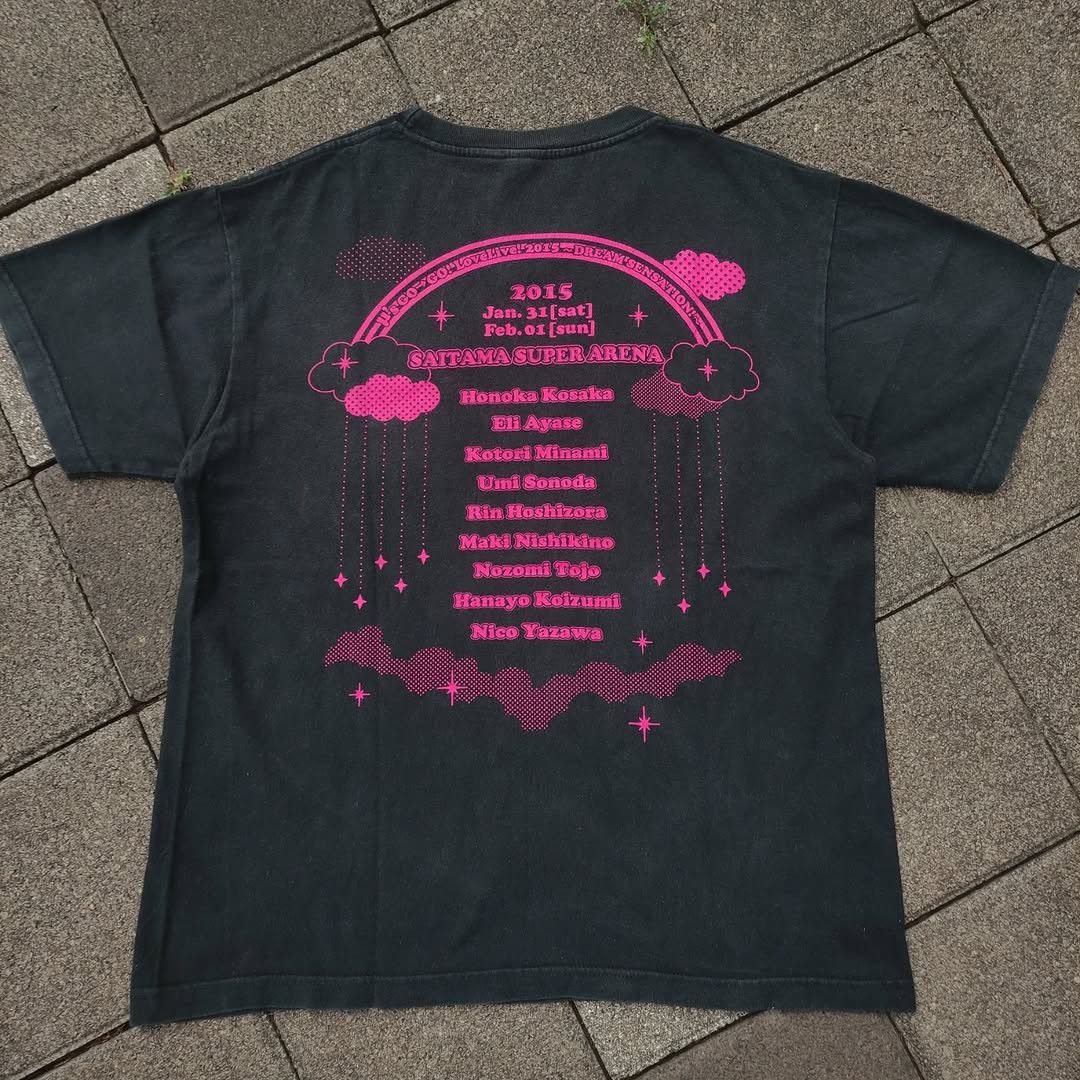 Anime Love Live! Muse Live 2015 Tee Size US L / EU 52-54 / 3 - 5 Thumbnail