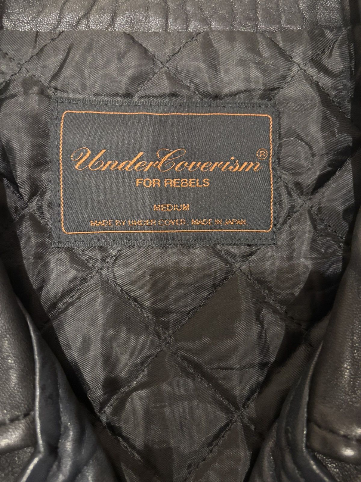 Undercover Undercover AW03 ‘Paper Doll’ Sheepskin Riders Leather Jacket Size US M / EU 48-50 / 2 - 7 Thumbnail