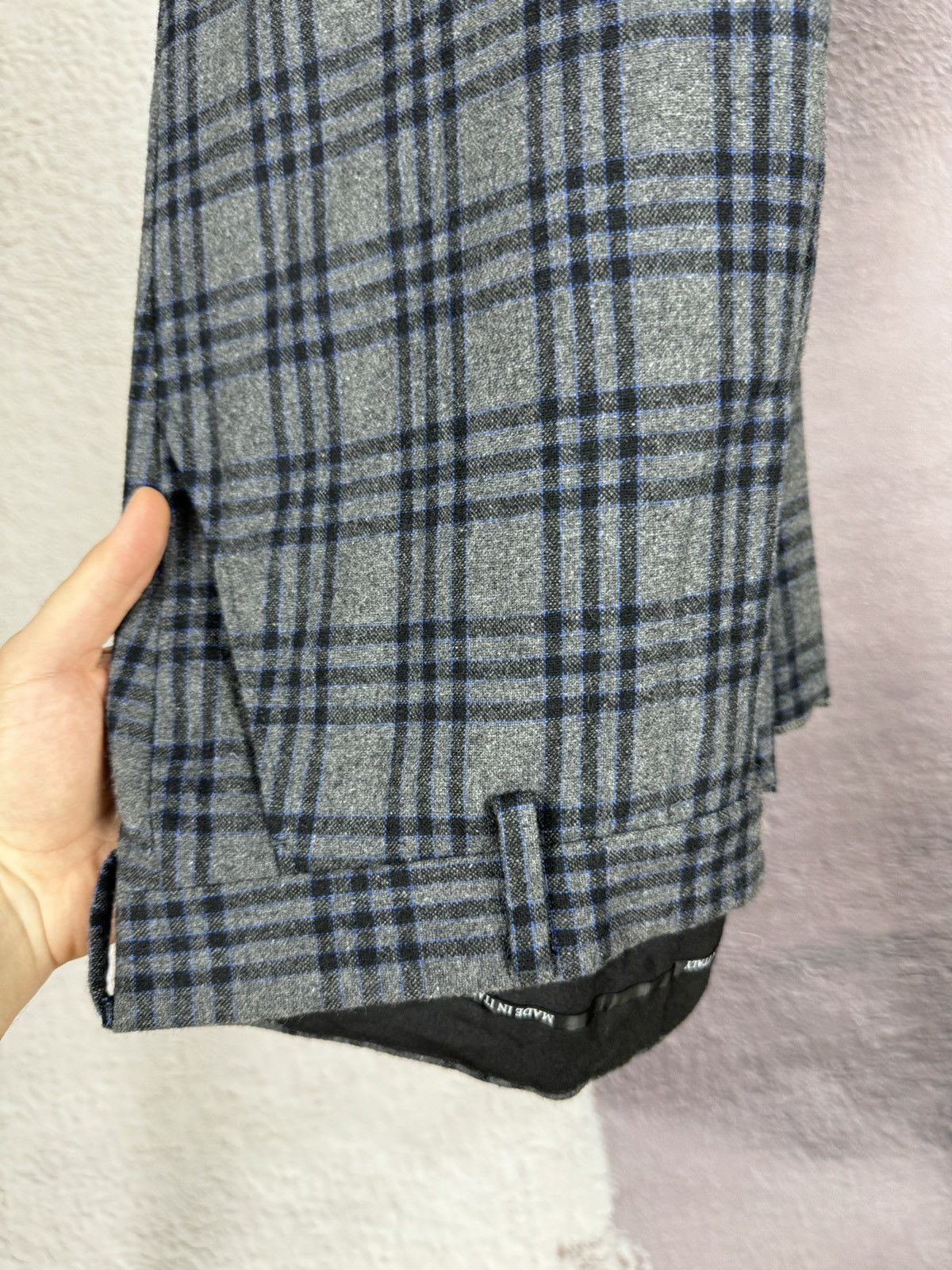 Other BNWT AG Trend Contemporary checkered grey Wool 2 pcs suit Size 36R - 18 Thumbnail