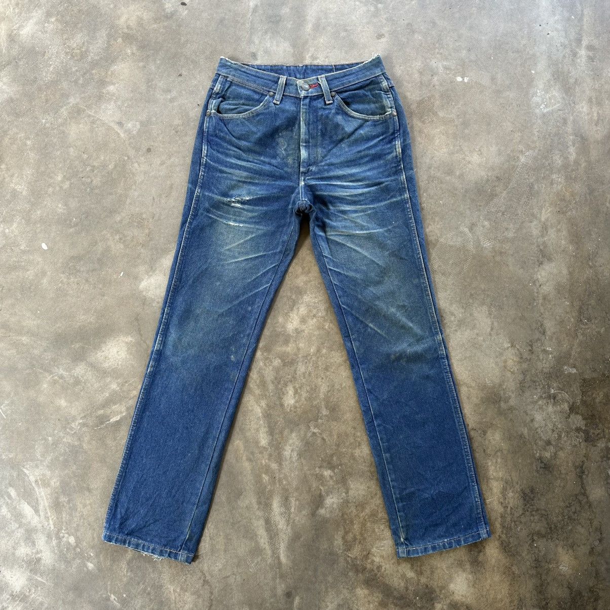 Japanese Brand Vintage WranglerXVans Limited Edition Rare Denim Jean Pant Size US 28 / EU 44 - 1 Thumbnail