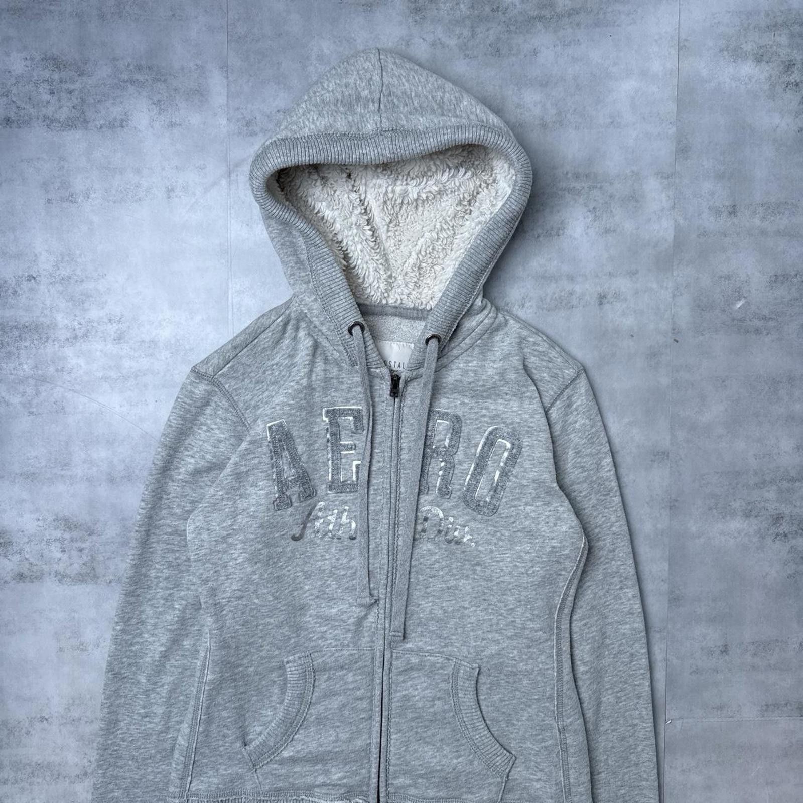 Aeropostale Y2K Aeropostale Fur Hoodie Zip Up Jacket Size S / US 4 / IT 40 - 3 Thumbnail