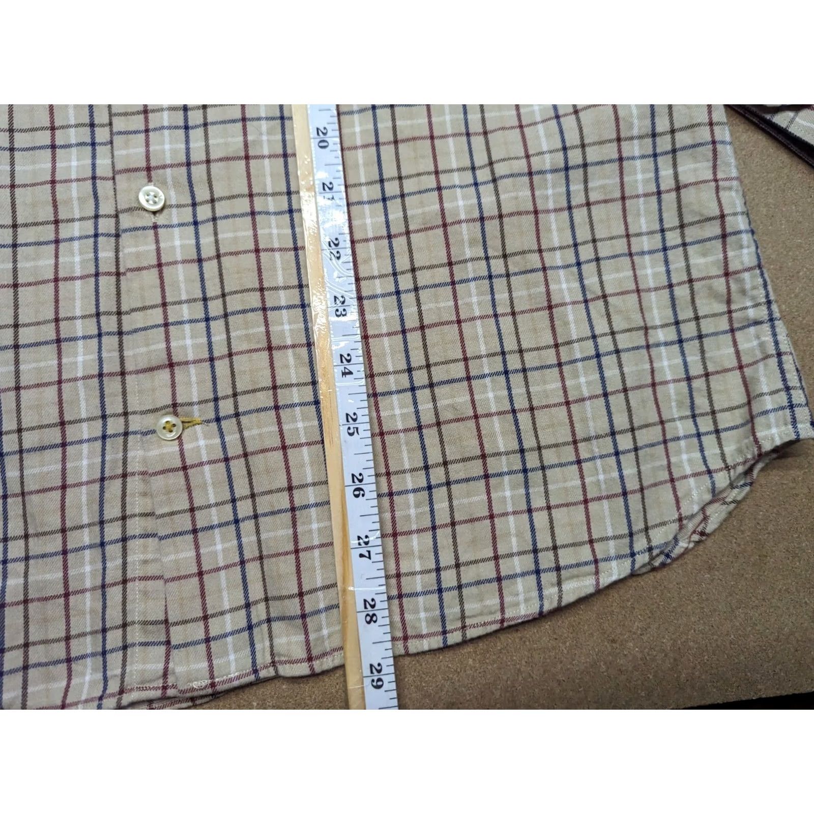 Barbour BARBOUR Button-Up Shirt Mens Classic Tartan Plaid Check Brown Multicolor Cotton Long Sleeve Size US M / EU 48-50 / 2 - 7 Thumbnail