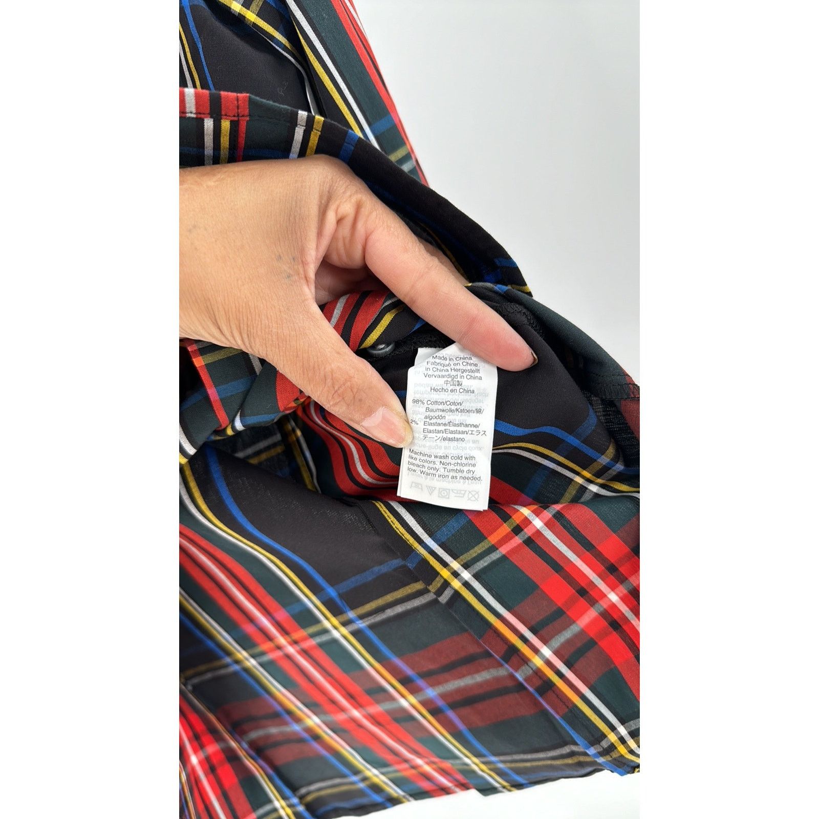 J.Crew J.CREW Slim-fit stretch poplin shirt in Stewart tartan sz 4 Size S / US 4 / IT 40 - 7 Thumbnail