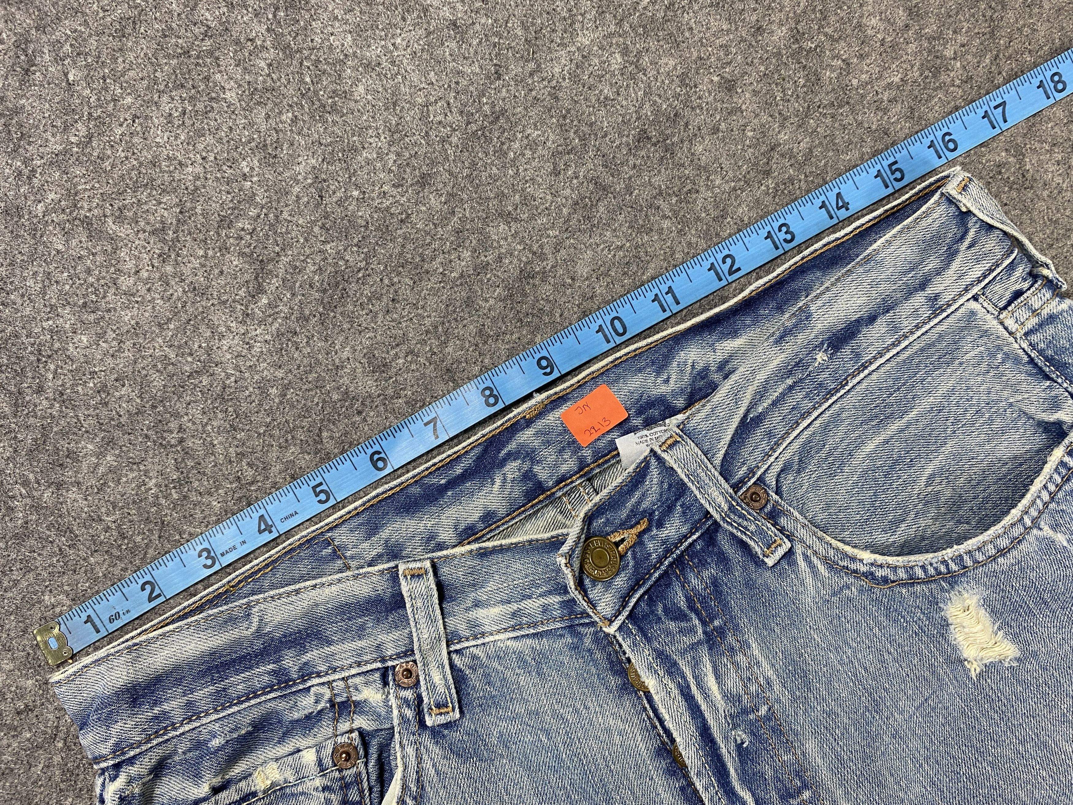 Levi's Distressed Blue Vintage Levi's 501 Jeans 32x34 Denim -JN2213 Size US 32 / EU 48 - 5 Thumbnail