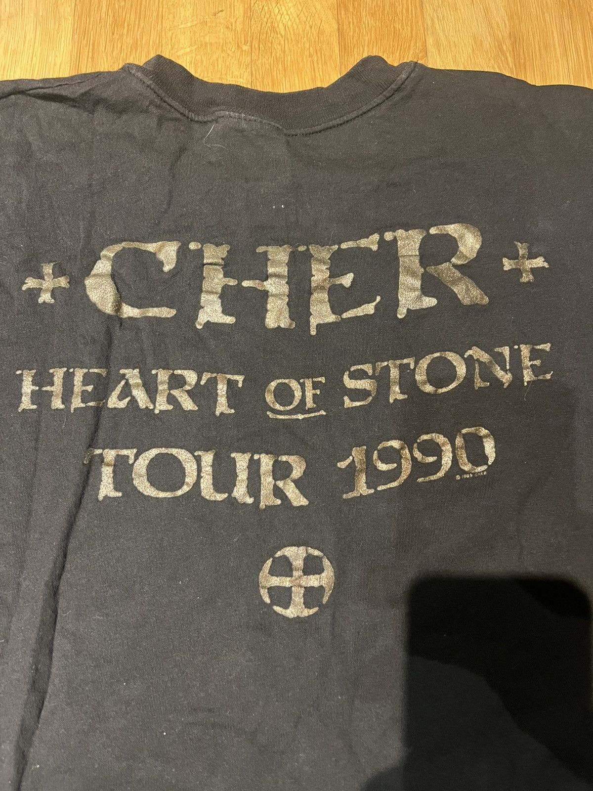 Hanes Vintage Cher Heart of Stone Concert 1990Tour Band T-shirt XL Size US XL / EU 56 / 4 - 6 Thumbnail