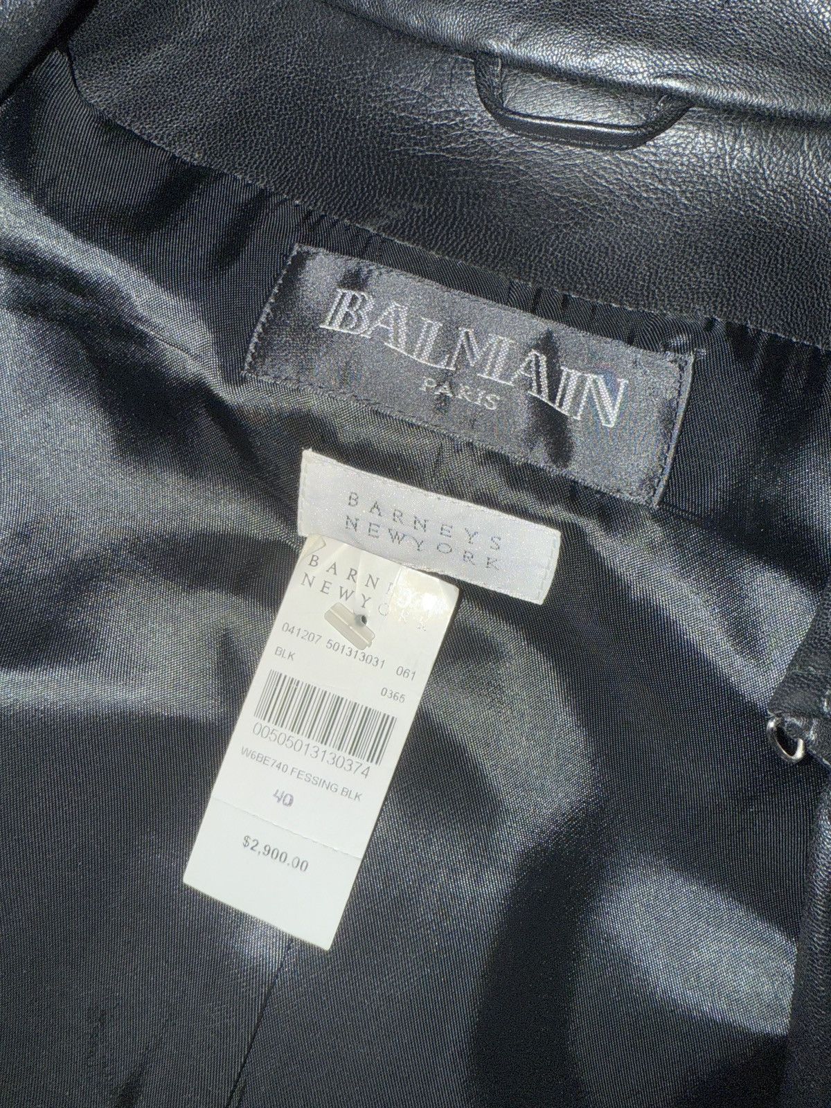 Balmain Leather trench coat Size S / US 4 / IT 40 - 3 Thumbnail