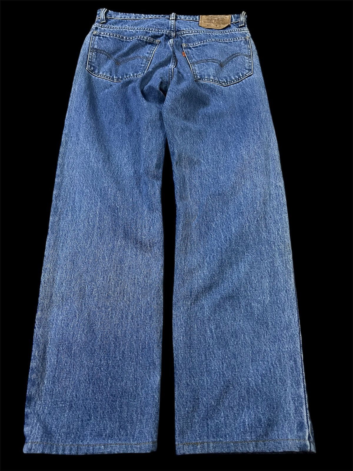 Levi's VTG Y2K LEVIS 607 BLUE JEANS ORANGE TAB Size US 30 / EU 46 - 2 Thumbnail