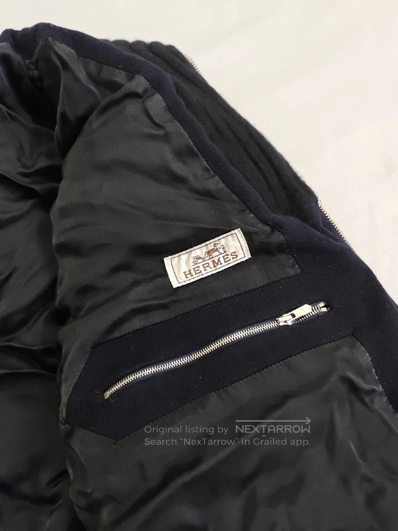 Hermes Hermes Cashmere down jacket, dark blue, outer layer 100% c Size US L / EU 52-54 / 3 - 3 Thumbnail