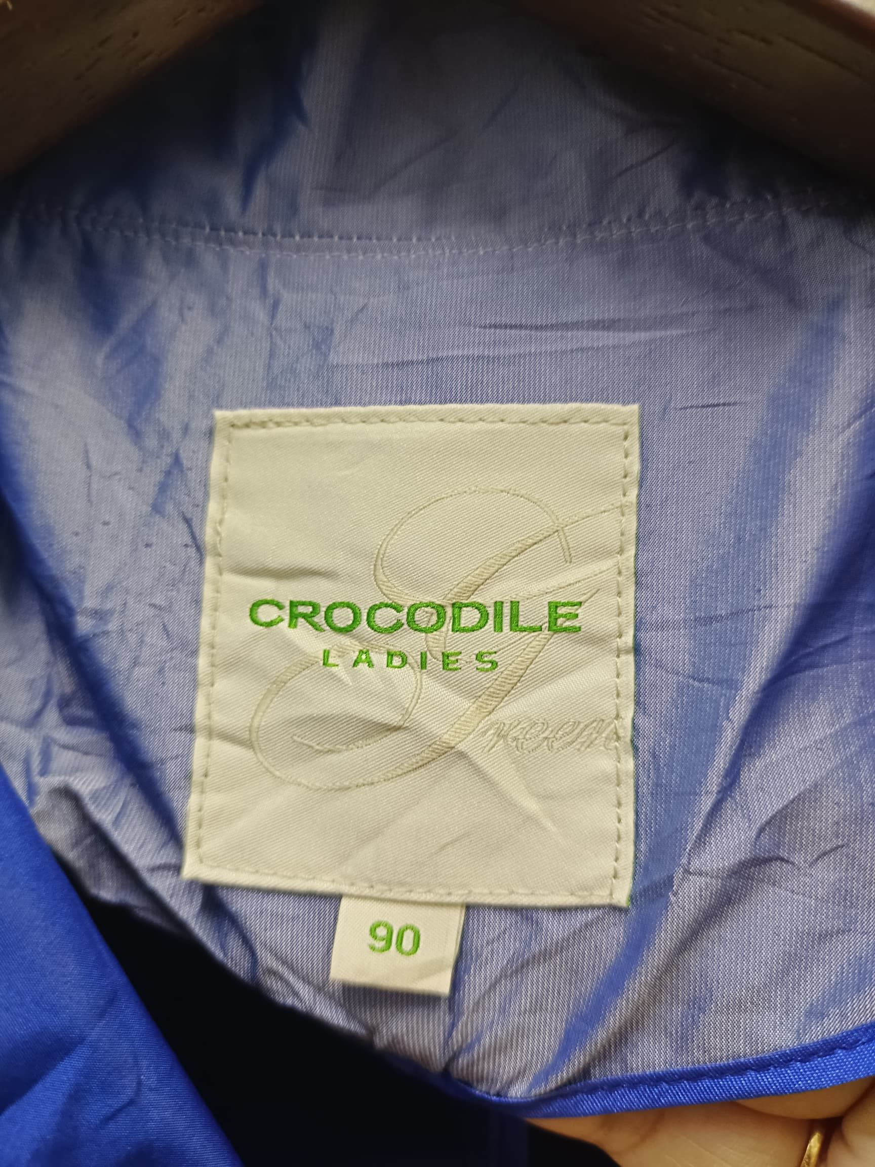 Vintage 🔥outdoor Crocodile Ladies blue Jacket Size M / US 6-8 / IT 42-44 - 5 Thumbnail