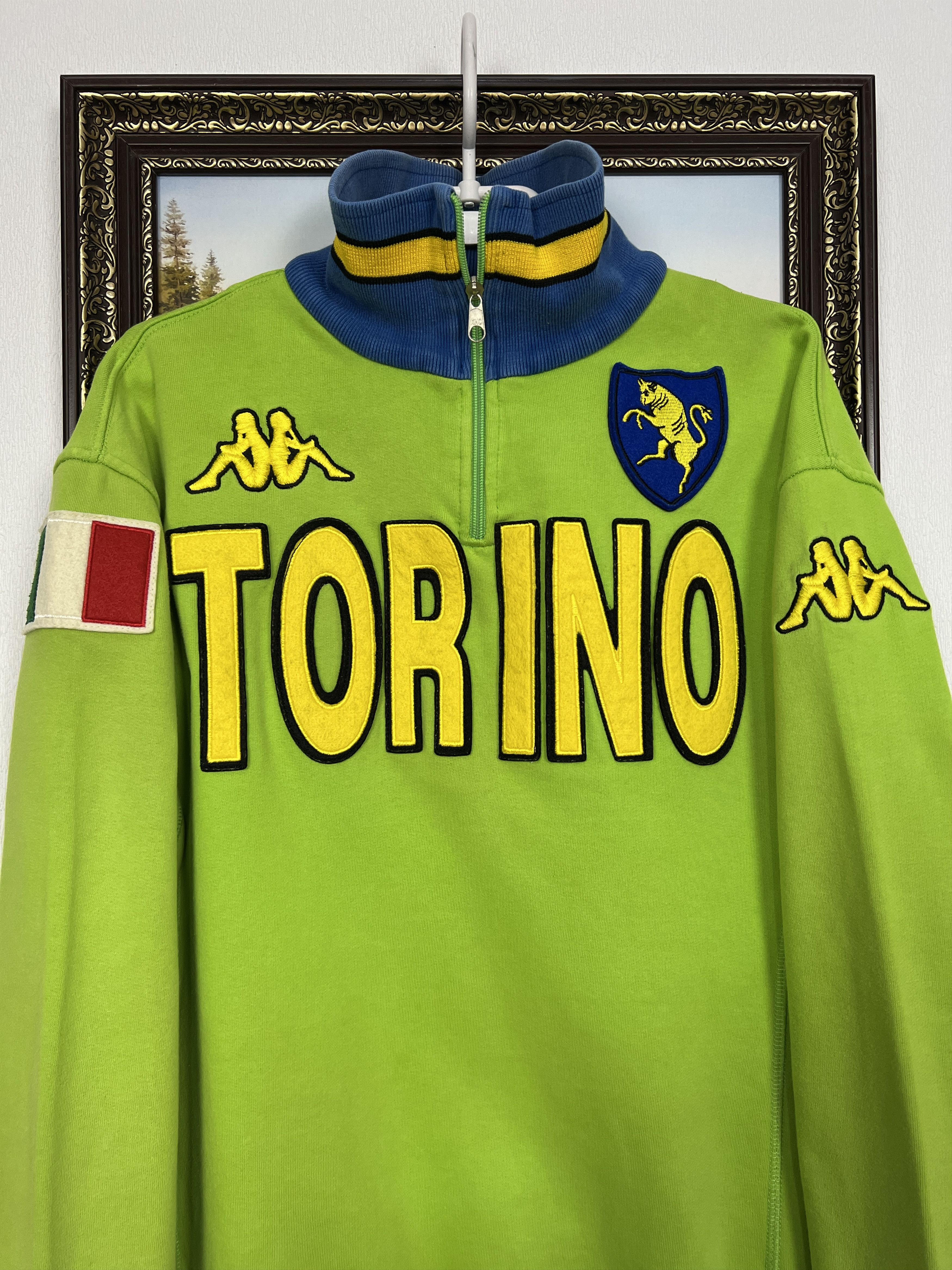 Kappa Torino Football Jacket Soccer Sweatshirt Track Top Maglia Size US M / EU 48-50 / 2 - 2 Thumbnail