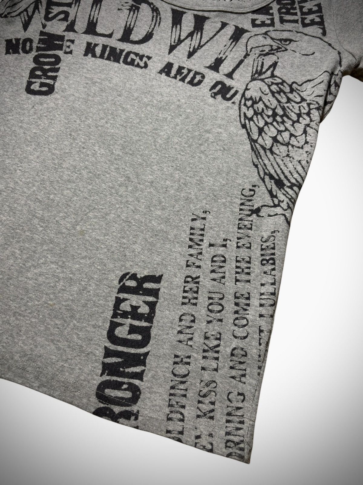 If Six Was Nine 2000’s DURER - Heisei Gal Era Grunge T-Shirt Size M / US 6-8 / IT 42-44 - 4 Thumbnail