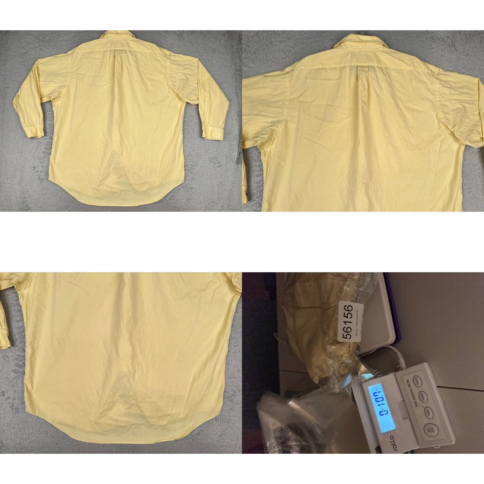 Polo Ralph Lauren Ralph Lauren Shirt Men 18 Yellow Button Up 100% Cotton Long Sleeve Pony (Regular) Vintage? No Size US XXL / EU 58 / 5 - 9 Thumbnail