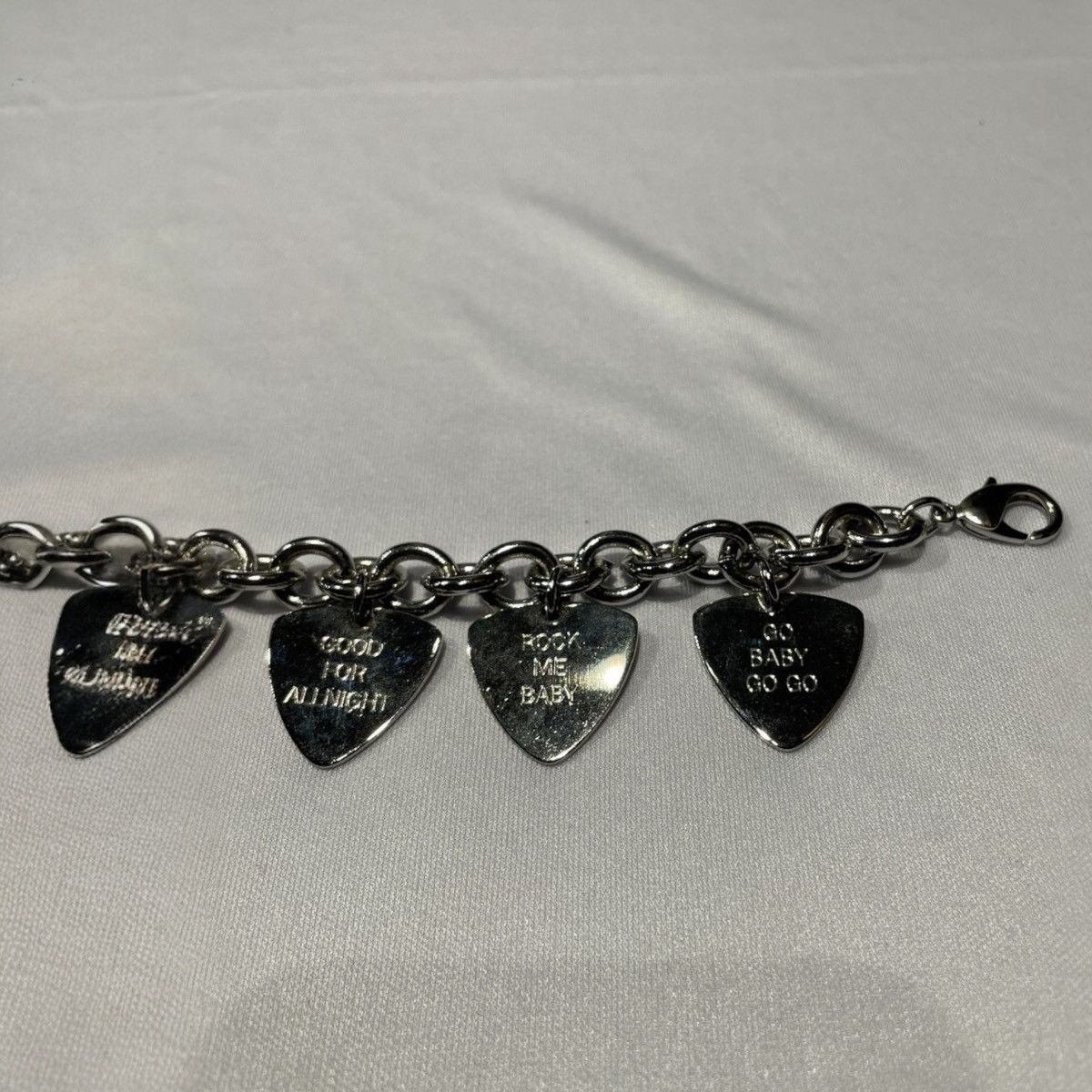 Hysteric Glamour Hysteric Glamour Guitar Pick Charm Bracelet Size ONE SIZE - 3 Thumbnail