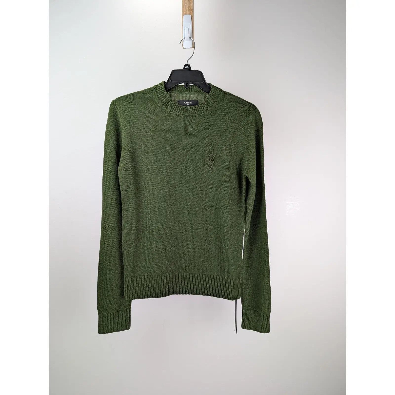 Amiri o1mle0326 Stack Crewneck Sweatshirt Spindle Tree in Green Size US M / EU 48-50 / 2 - 1 Preview