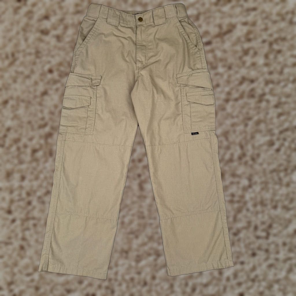 Doublet Tru-Spec Men Cargo Pants 30 Beige 30x27 Regular Straight Pocket 5-Pocket Canvas Polyester-Blend Military Outdoor Army Vintage: No Size US 30 / EU 46 - 1 Thumbnail