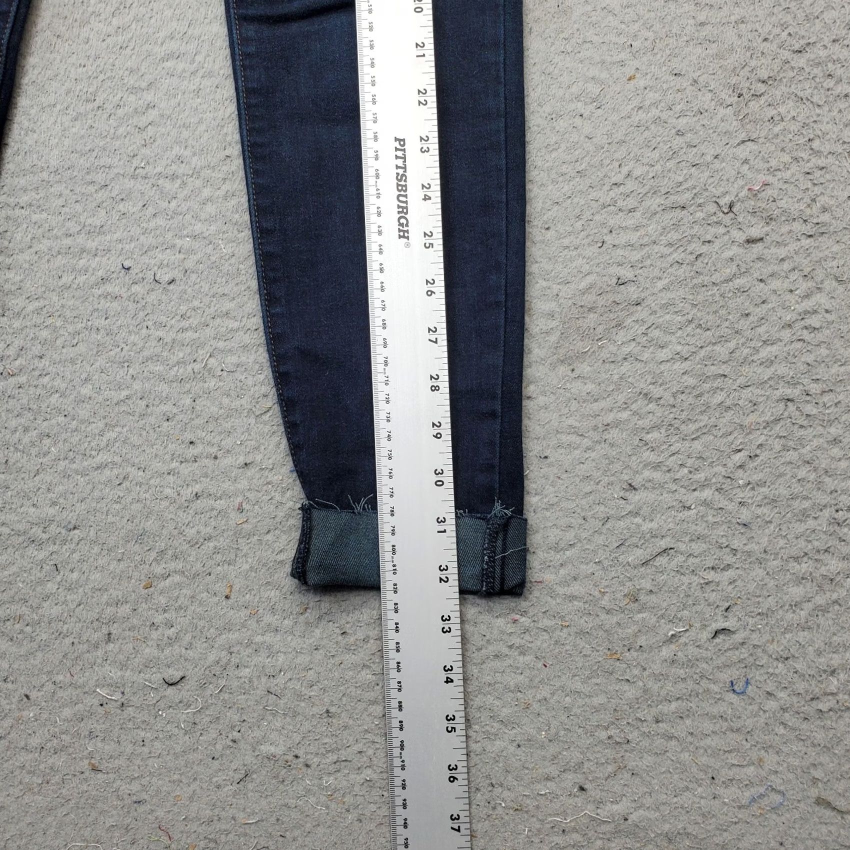 American Eagle Outfitters American Eagle Outfitters Jegging Jeans Women 4 Blue Denim Cotton Stretch Cuffed Size 27" / US 4 / IT 40 - 3 Thumbnail