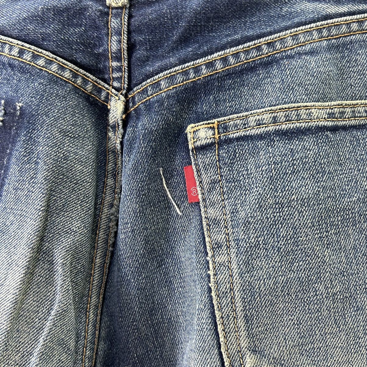Vintage Vintage Japanese Brand Single R Distressed Denim Size US 32 / EU 48 - 18 Thumbnail