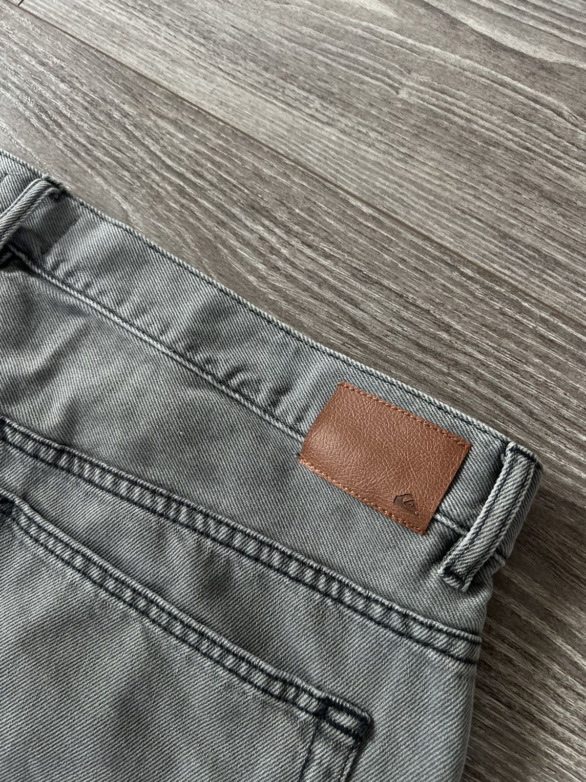 Quiksilver Archival Sk8 Quicksilver Opium Gray Baggy Jeans Shorts Size US 40 / EU 56 - 25 Thumbnail
