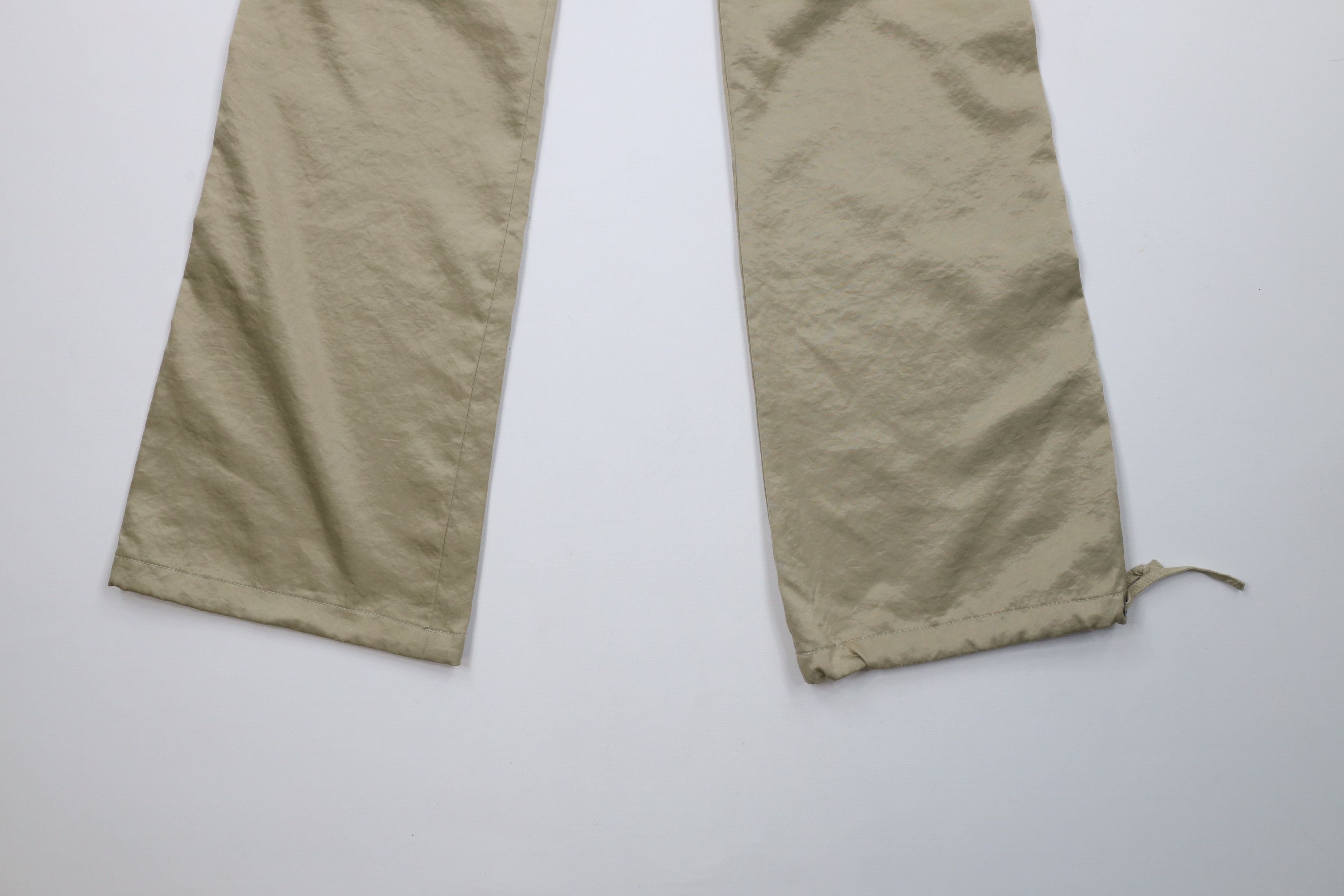 Express × Vintage Vintage Y2K Express Silky Flared Wide Leg Cargo Pants Gold Size 25" / US 0 / IT 36 - 12 Thumbnail