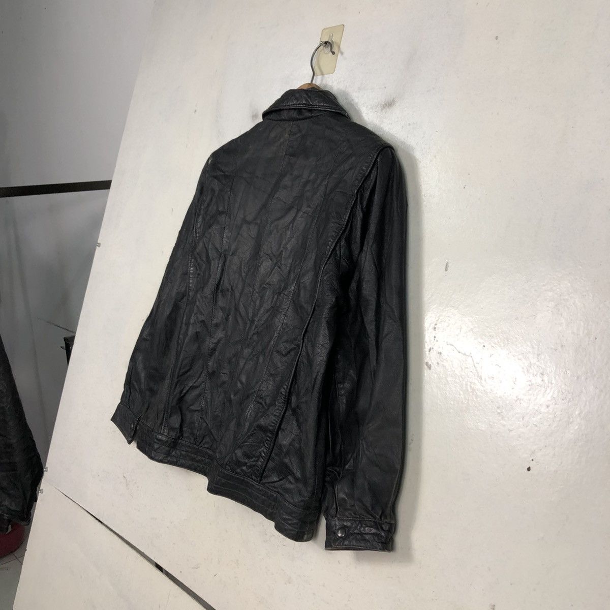 Japanese Brand 📌Vintage Biker Leather Jacket Partina Issey Miyake Size US M / EU 48-50 / 2 - 12 Thumbnail