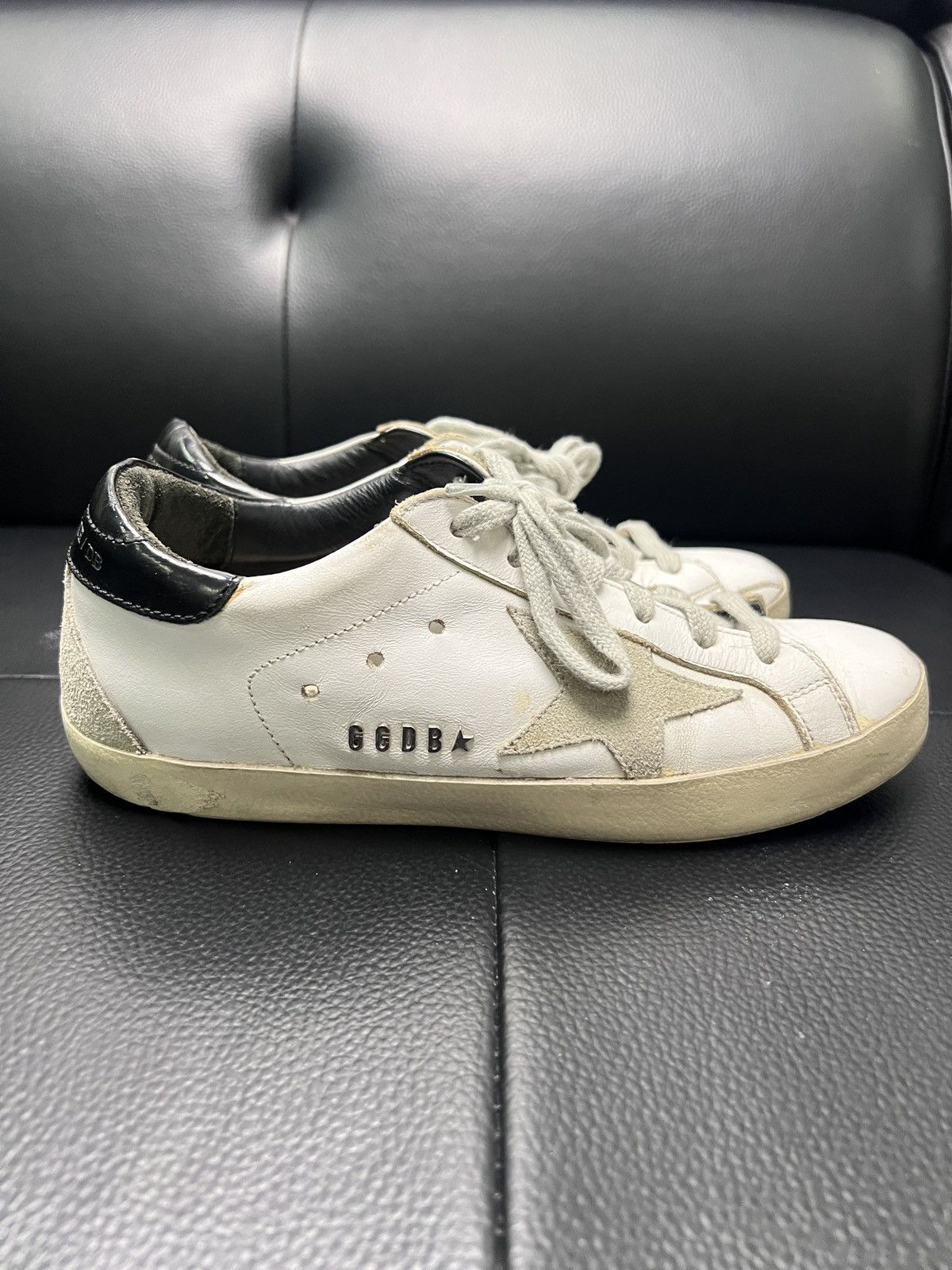 Golden Goose Golden Goose GGDB Distressed Star Sneakers Size US 5 / IT 35 - 6 Thumbnail