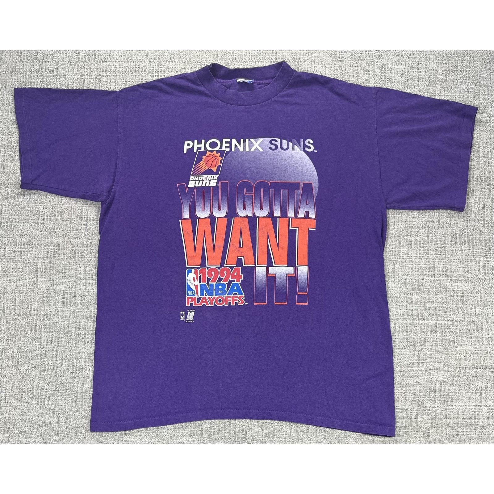 Salem Sportswear Phoenix Suns Shirt Sz L Purple Salem 1994 Playoffs USA 90s Size US L / EU 52-54 / 3 - 1 Thumbnail