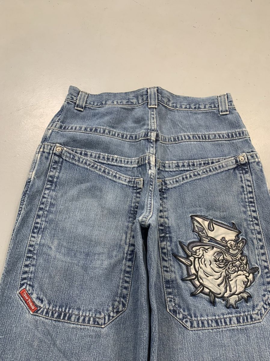 JNCO Vintage Jnco pitbull print denim short Size US 32 / EU 48 - 9 Thumbnail