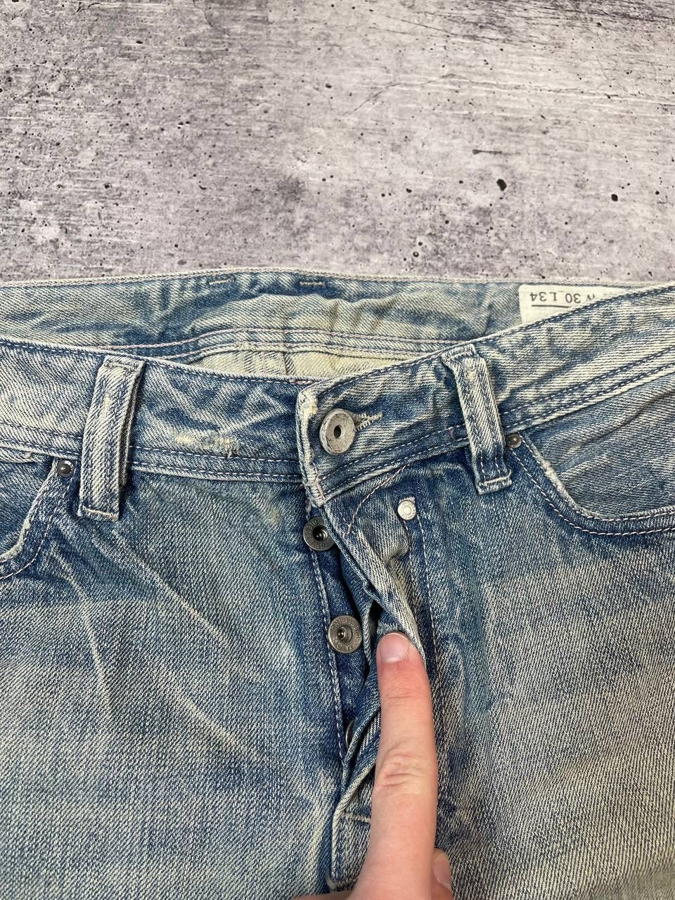 Diesel Vintage Crazy Diesel Safari Distressed Denim Jeans Y2K Size US 30 / EU 46 - 7 Thumbnail
